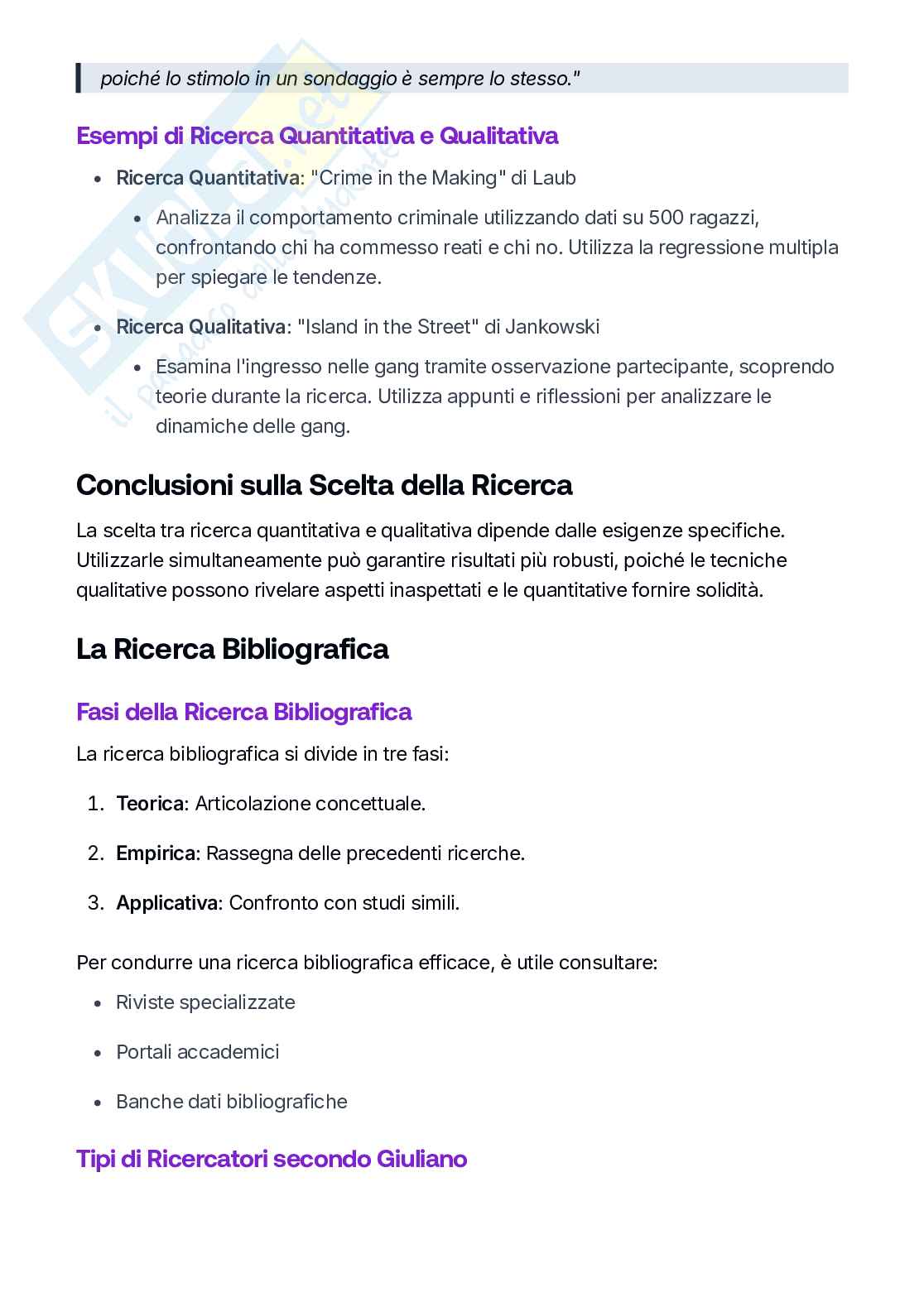 Metodologia della ricerca sociale e analisi dei consumi Pag. 6