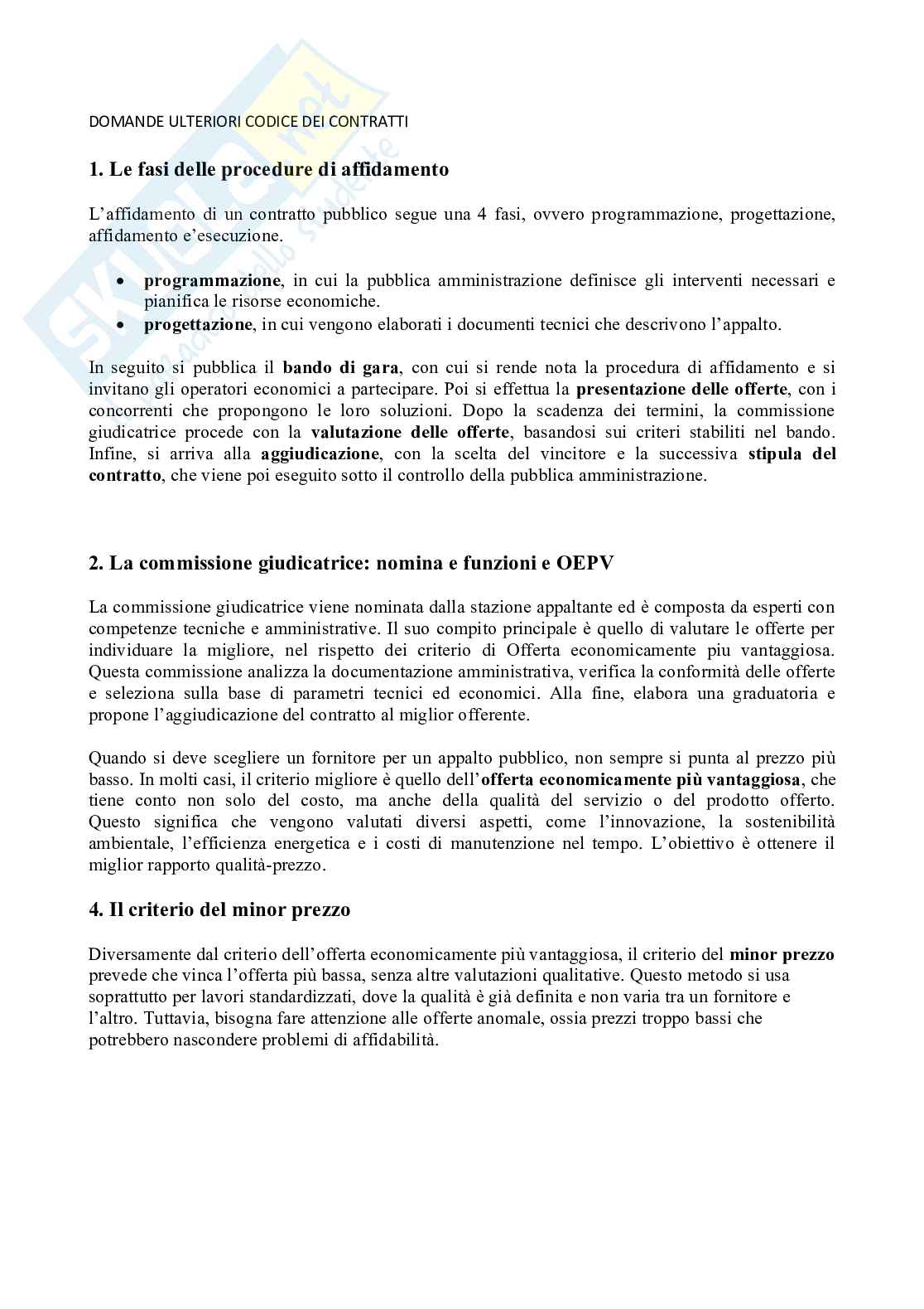 Codice appalti e contratti nella nuova normativa Pag. 1