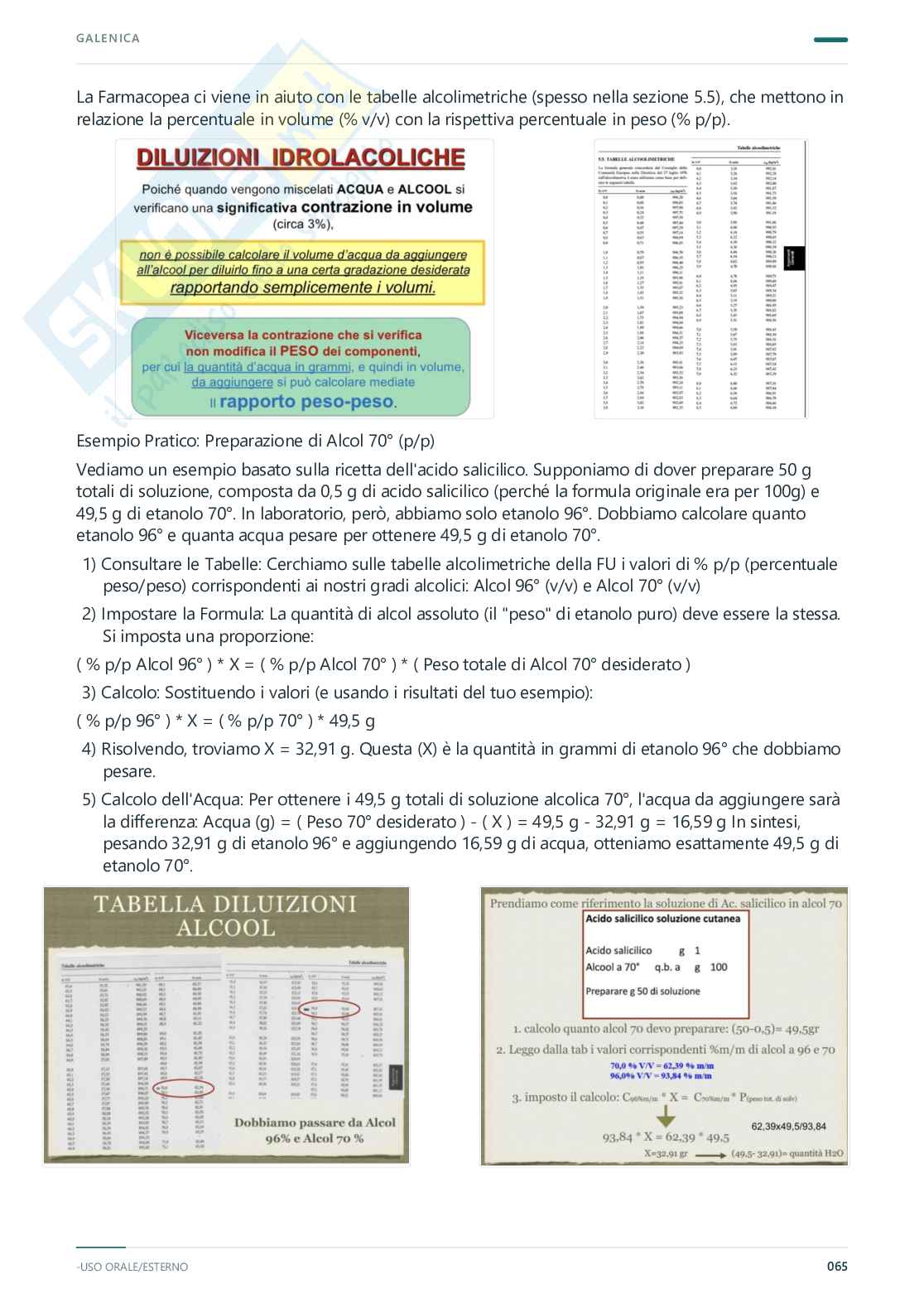 Appunti completi Tecnologia farmaceutica e laboratorio di preparazioni galeniche, 2025/202 Pag. 66
