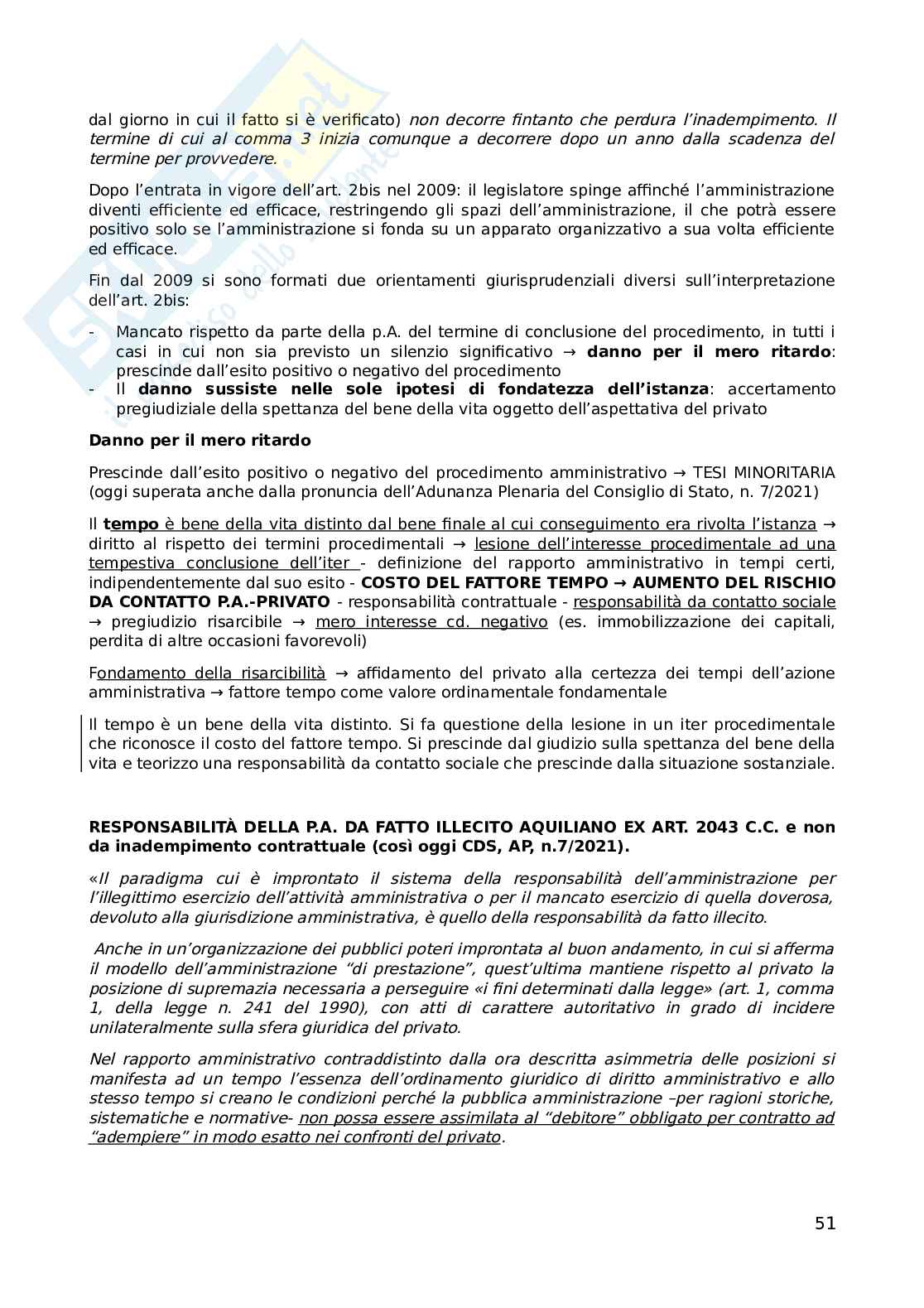 Appunti Diritto amministrativo  Pag. 51