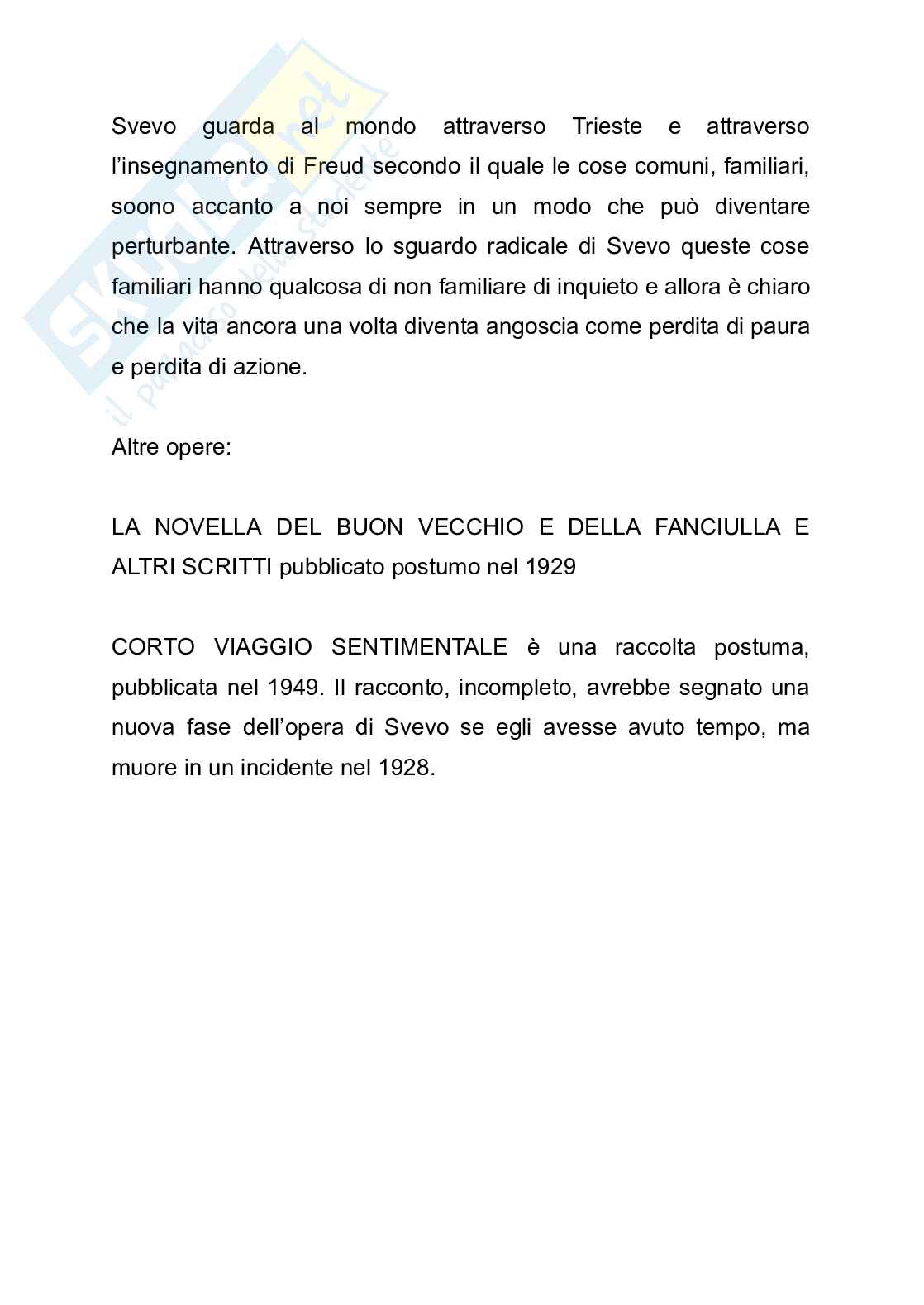 Pasolini, Pascoli, D'Annunzio, Pirandello, Svevo, Ungaretti Pag. 16