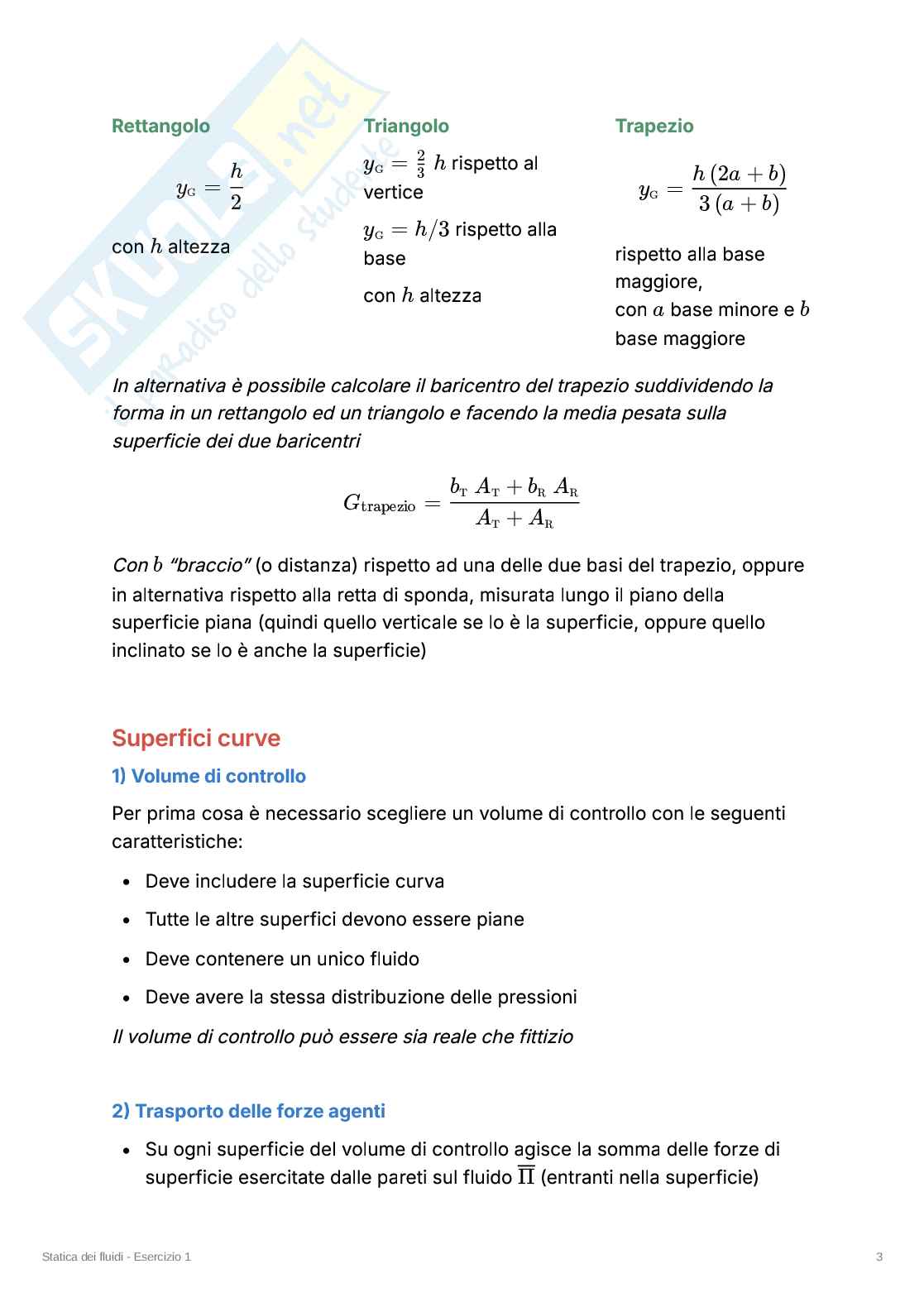 Appunti riassuntivi e Formulari di Meccanica dei fluidi  Pag. 11