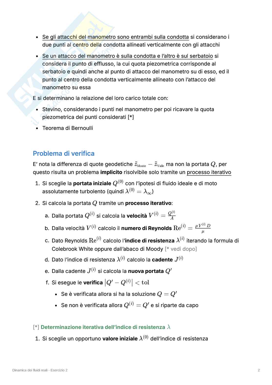 Appunti riassuntivi e Formulari di Meccanica dei fluidi  Pag. 16