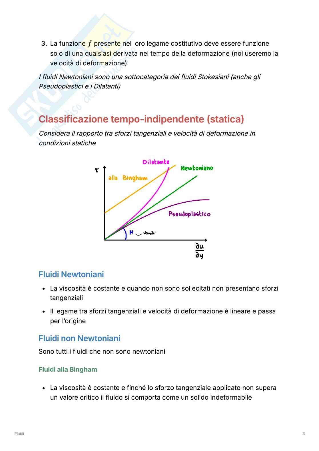 Appunti riassuntivi e Formulari di Meccanica dei fluidi  Pag. 6