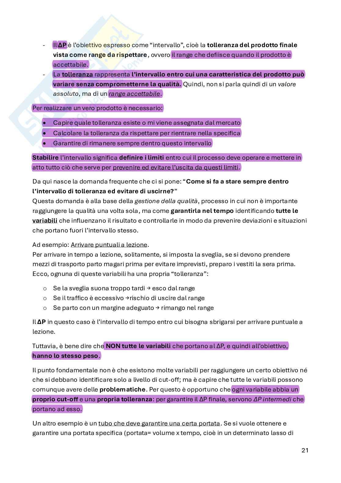 Good Manufacturing Practice - parte 1 Pag. 21