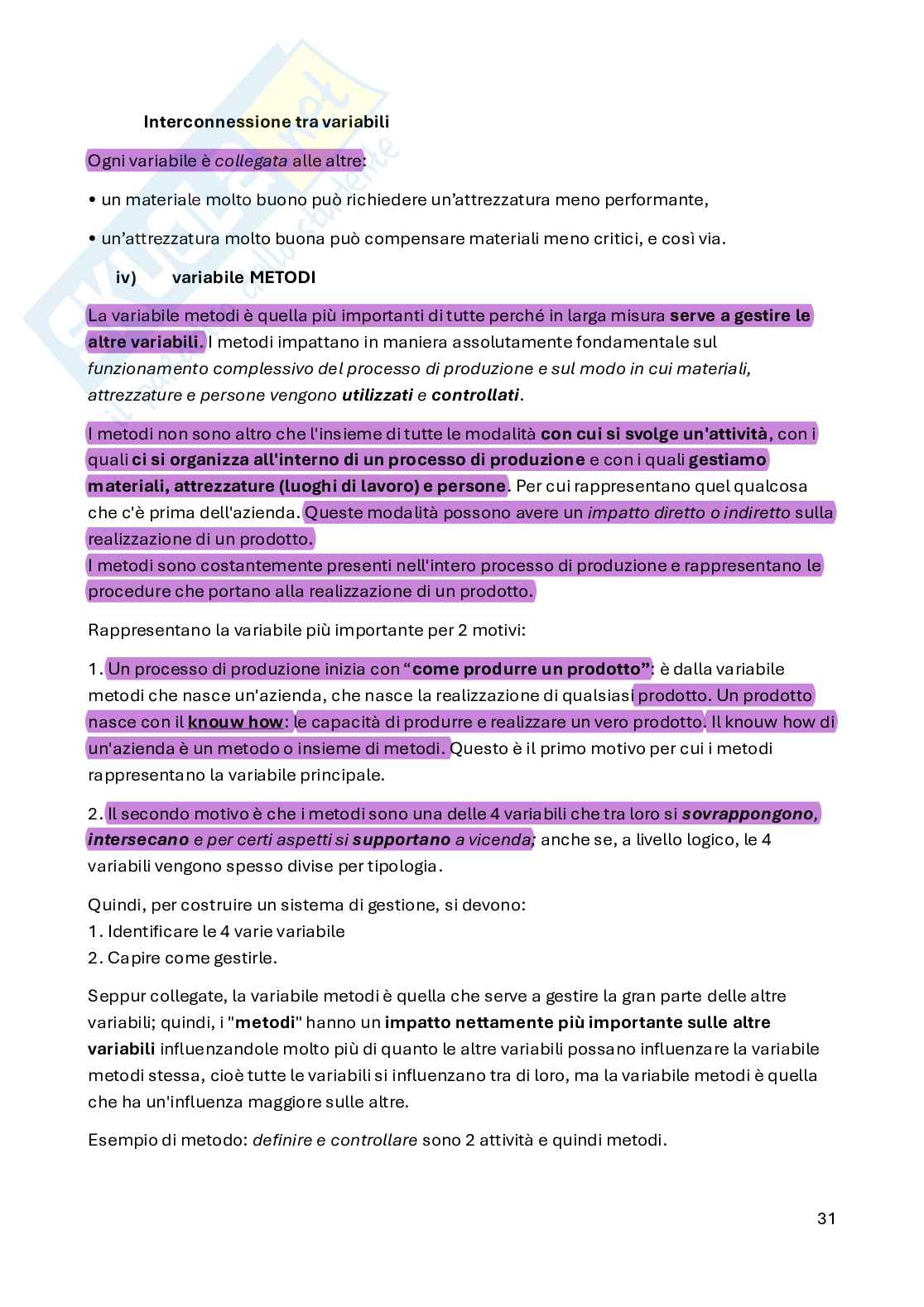 Good Manufacturing Practice - parte 1 Pag. 31