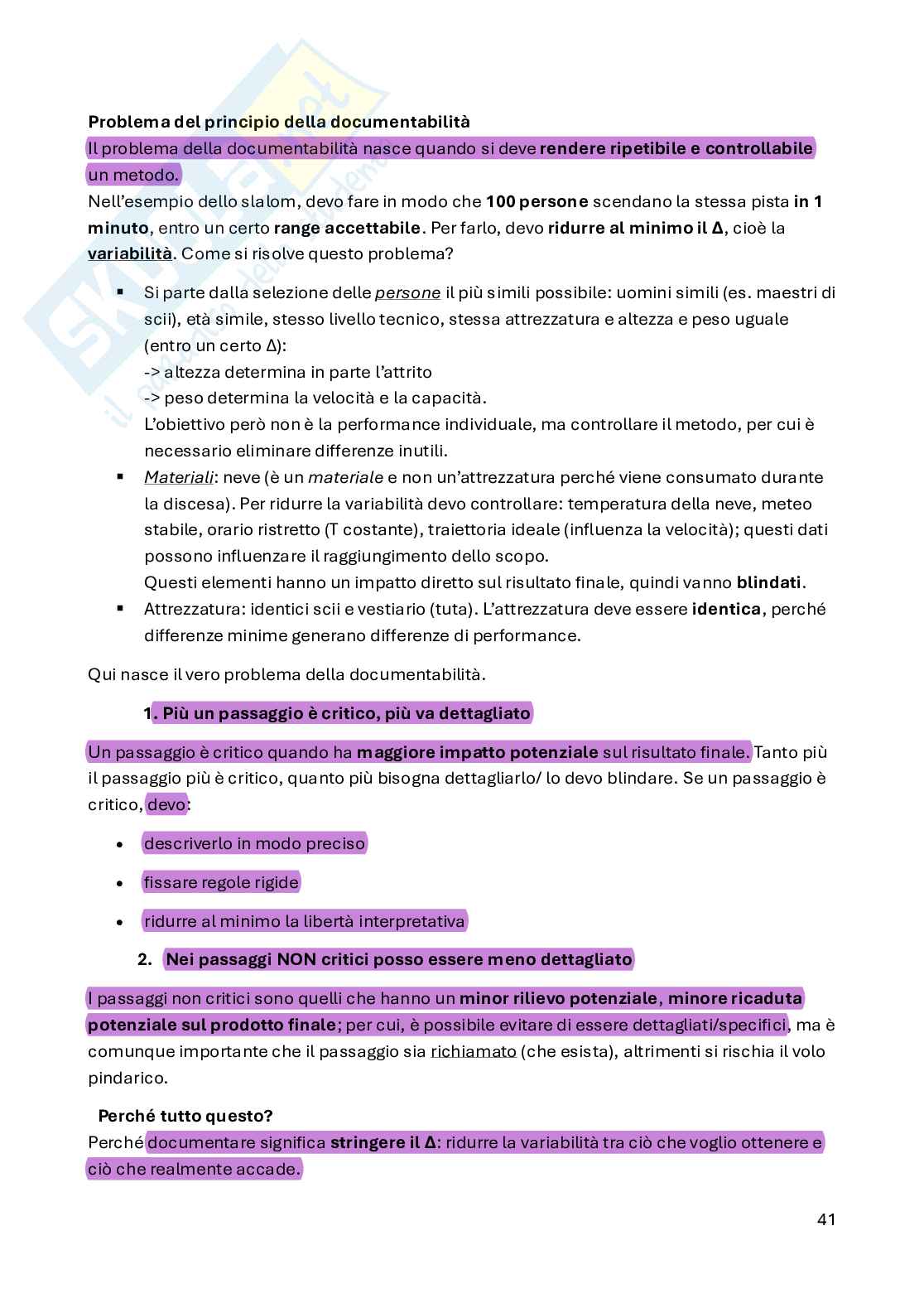 Good Manufacturing Practice - parte 1 Pag. 41
