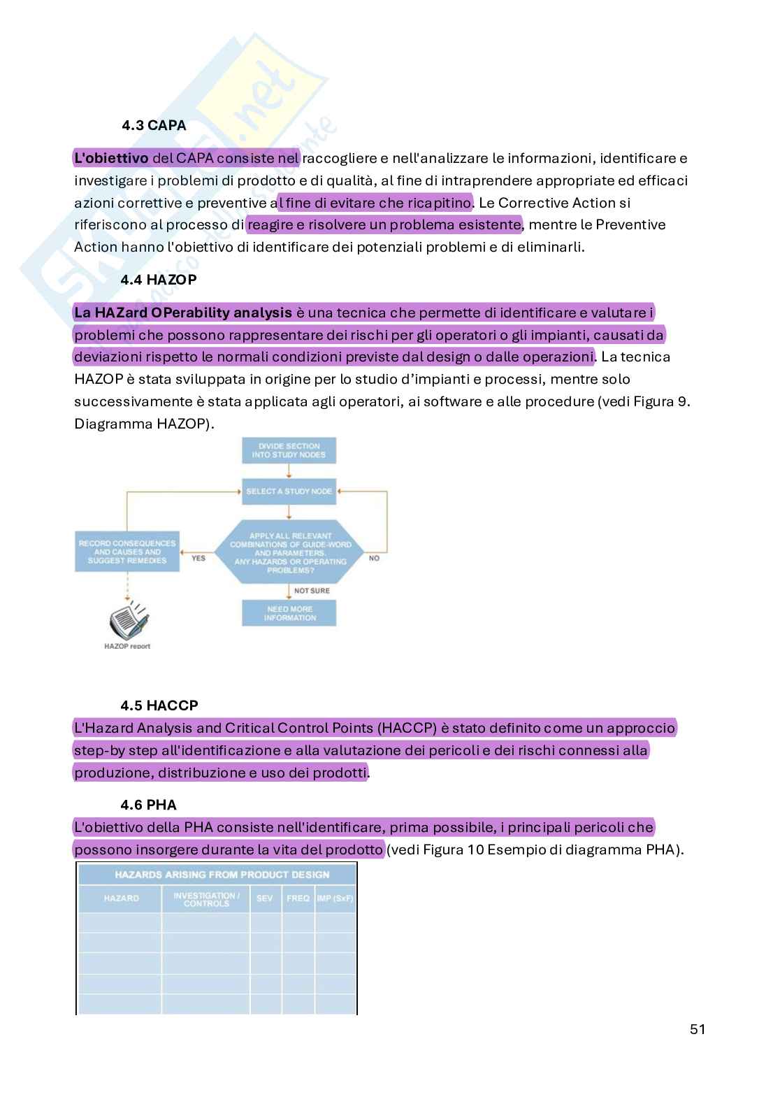 Good Manufacturing Practice - parte 1 Pag. 51