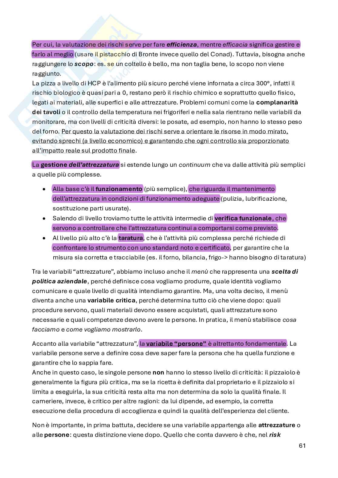Good Manufacturing Practice - parte 1 Pag. 61