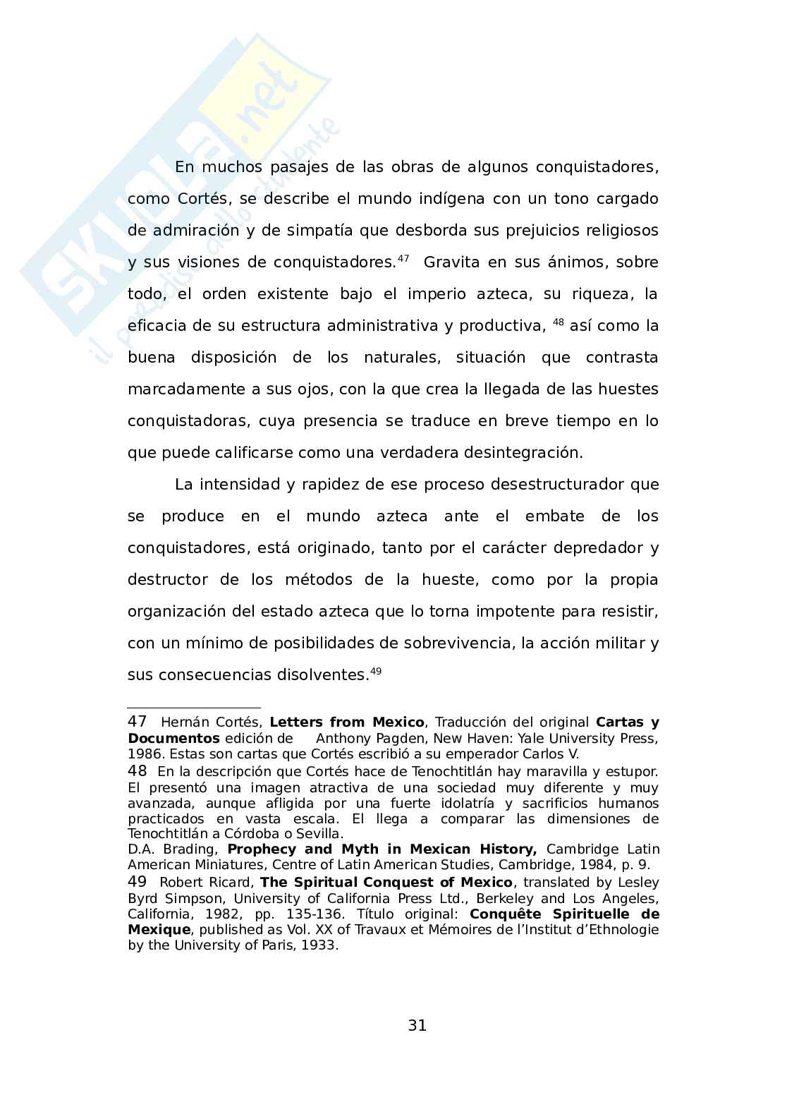 Visión de las culturas mesoamericanas en la crónica española de conquista Pag. 31