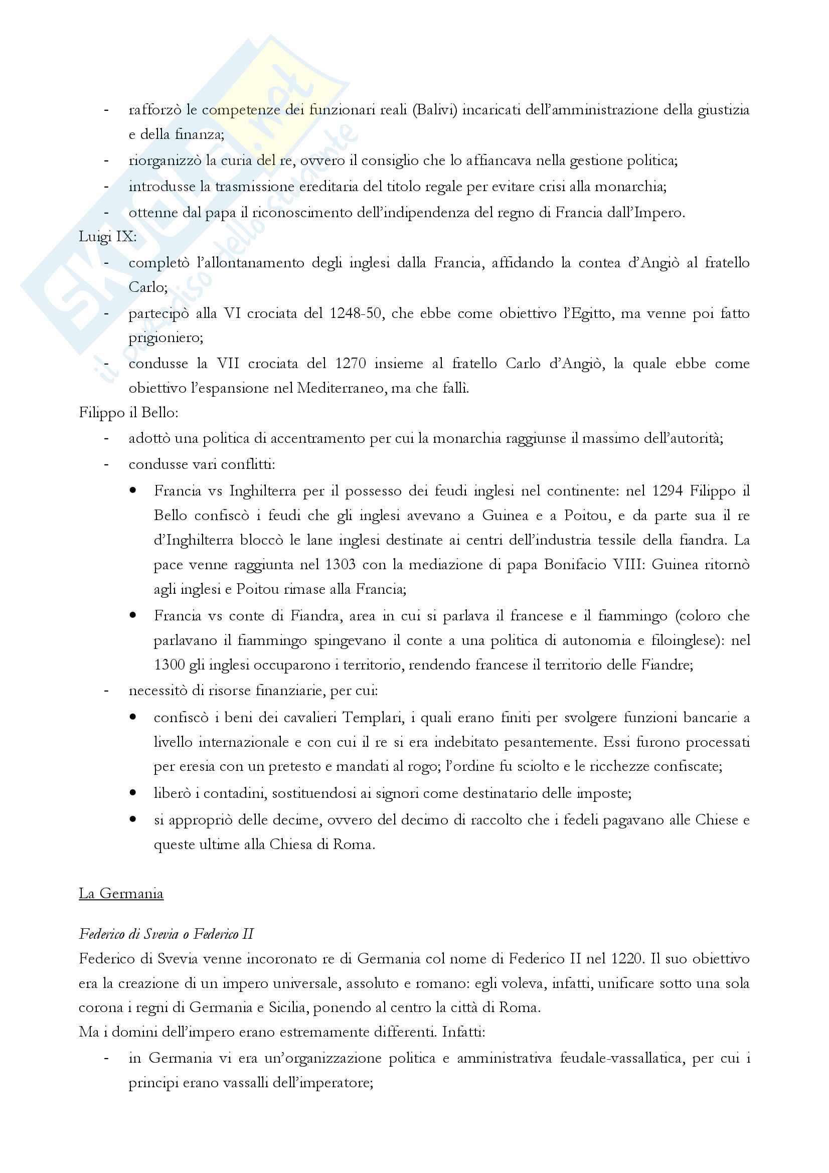 Riassunto esame storia medievale, Prof. Varanini, libro consigliato "I mille anni del Medioevo" (G. Piccinni) (seconda parte) Pag. 21