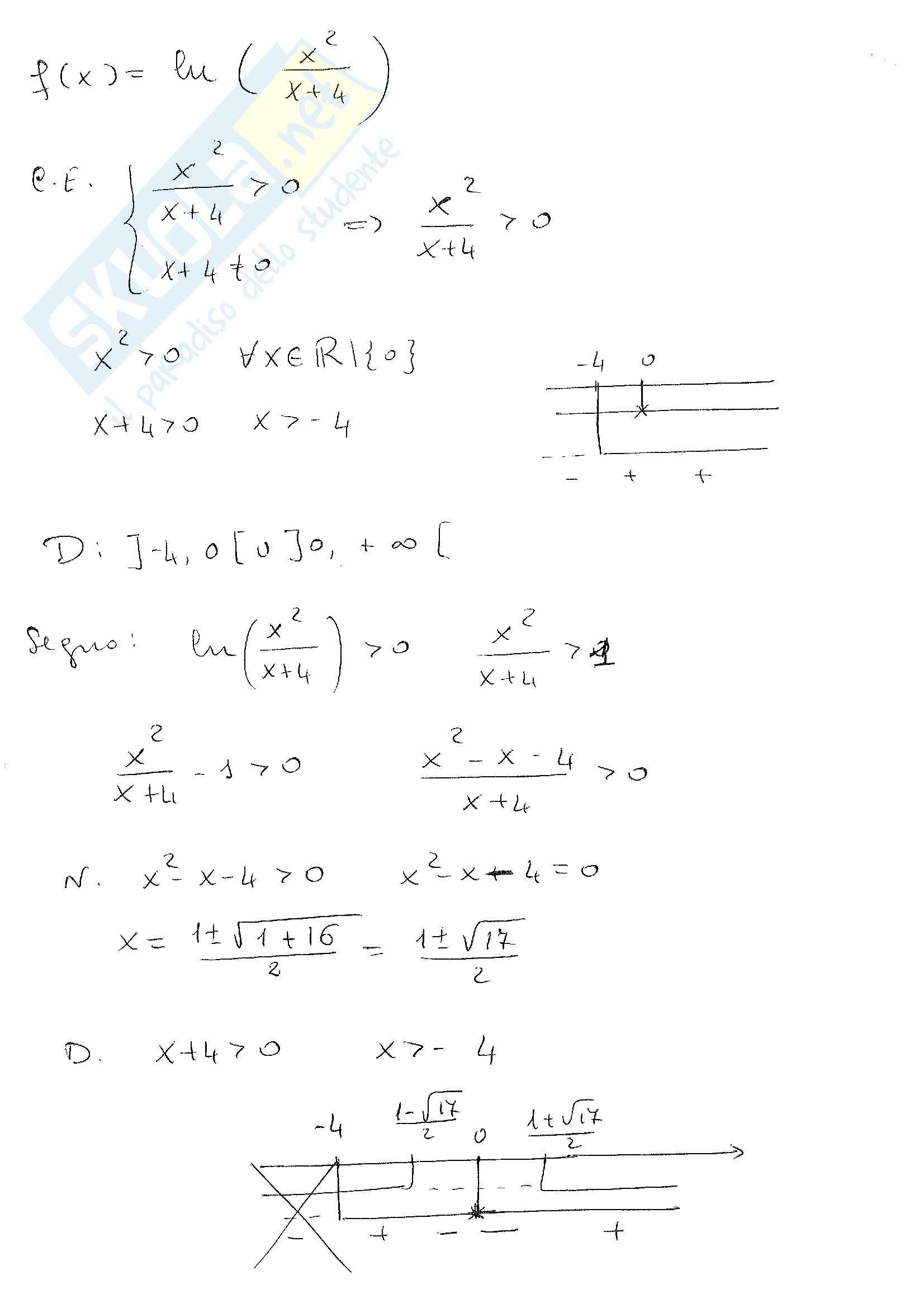 Funzione logaritmica, Matematica Pag. 1