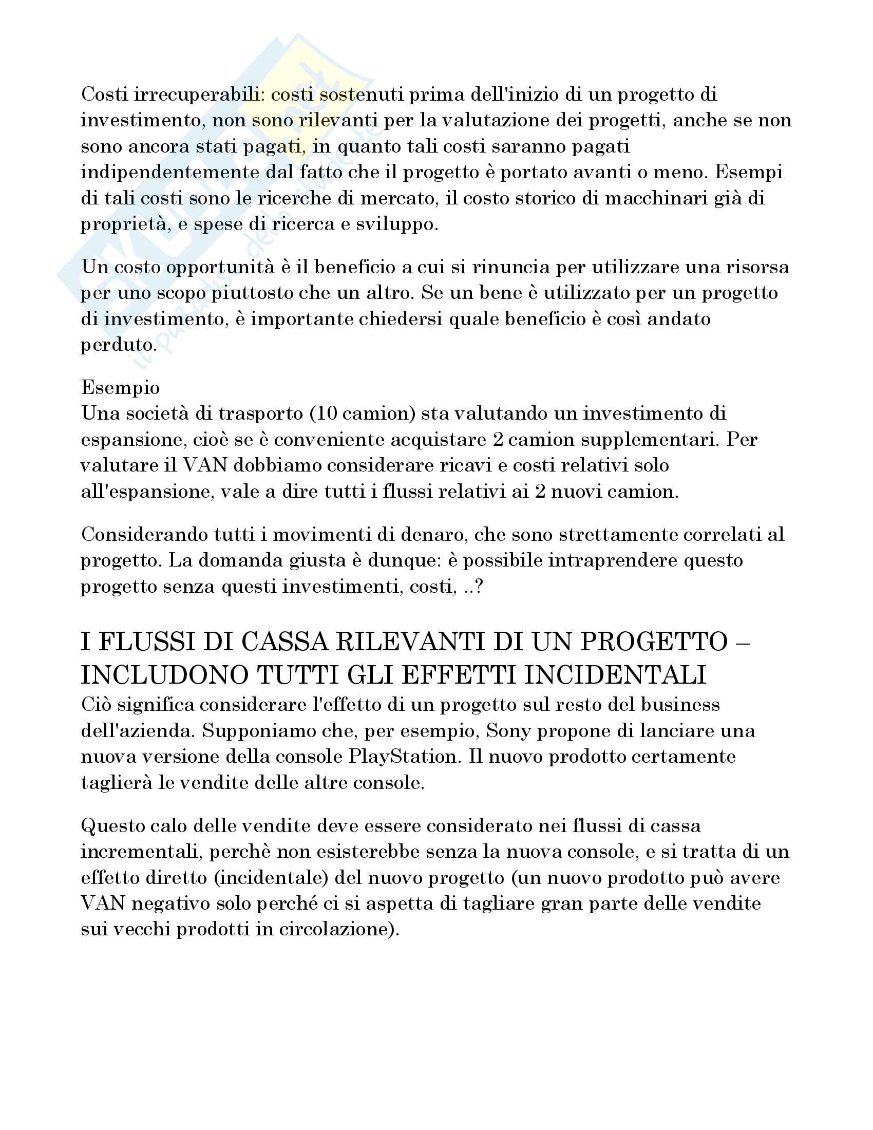 Finanza aziendale Pag. 76