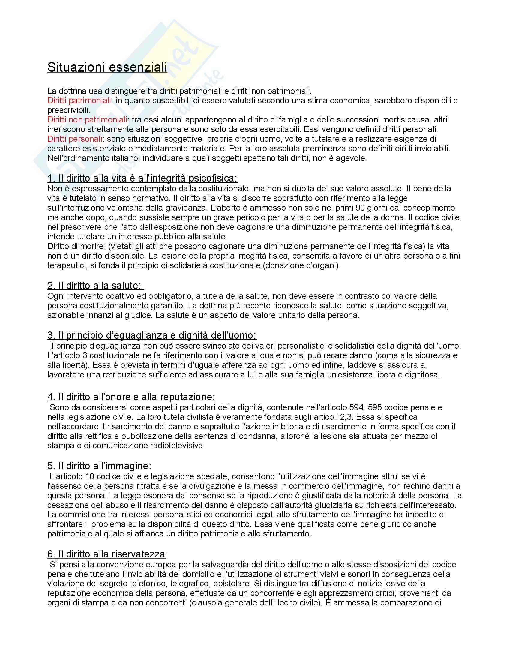 Diritto civile - i diritti essenziali Pag. 1