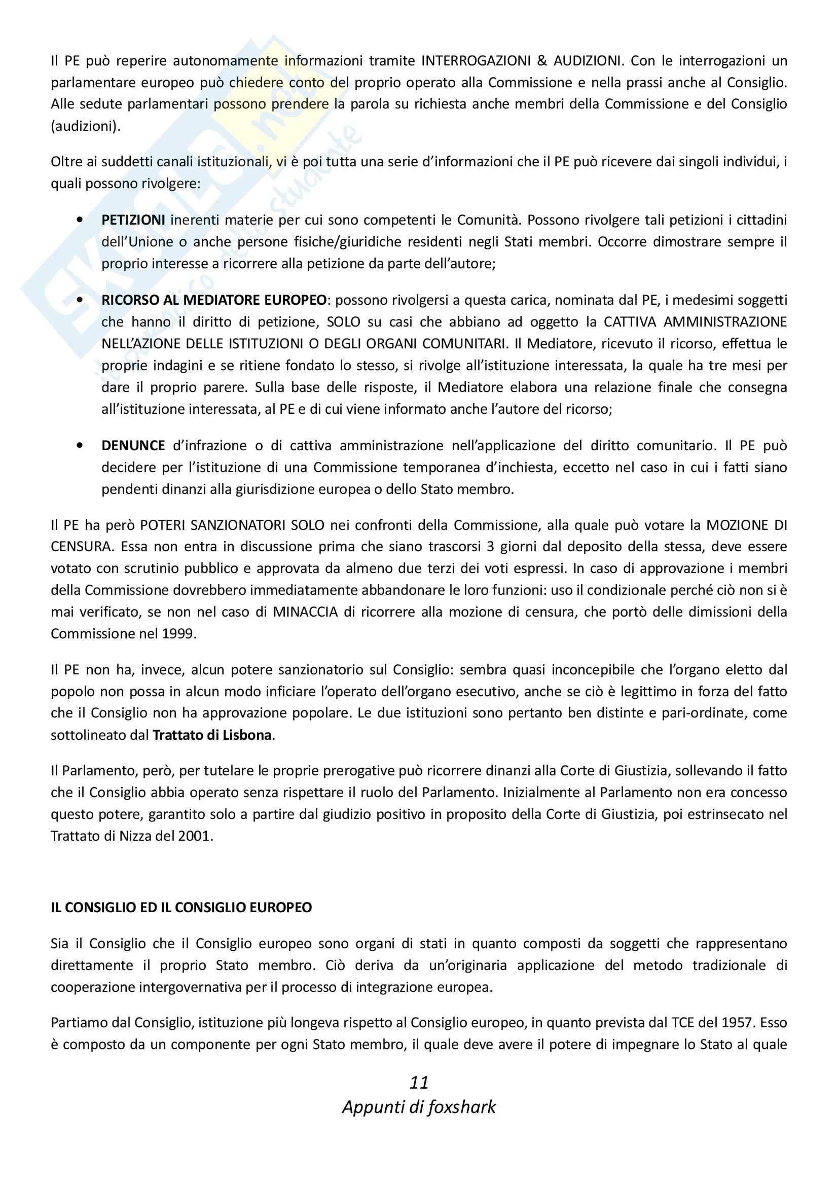 Diritto dell'Unione Europea - Appunti Pag. 11