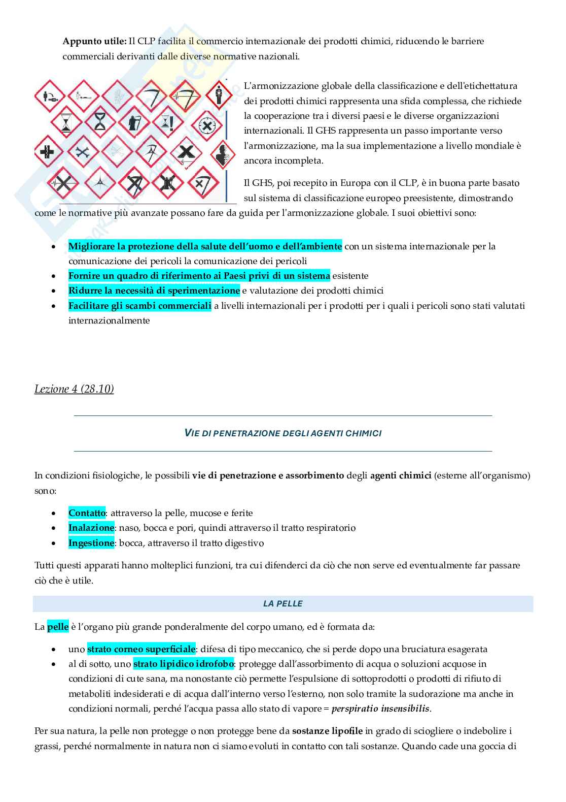 Appunti approfonditi Rischi ambientali e salute Pag. 26