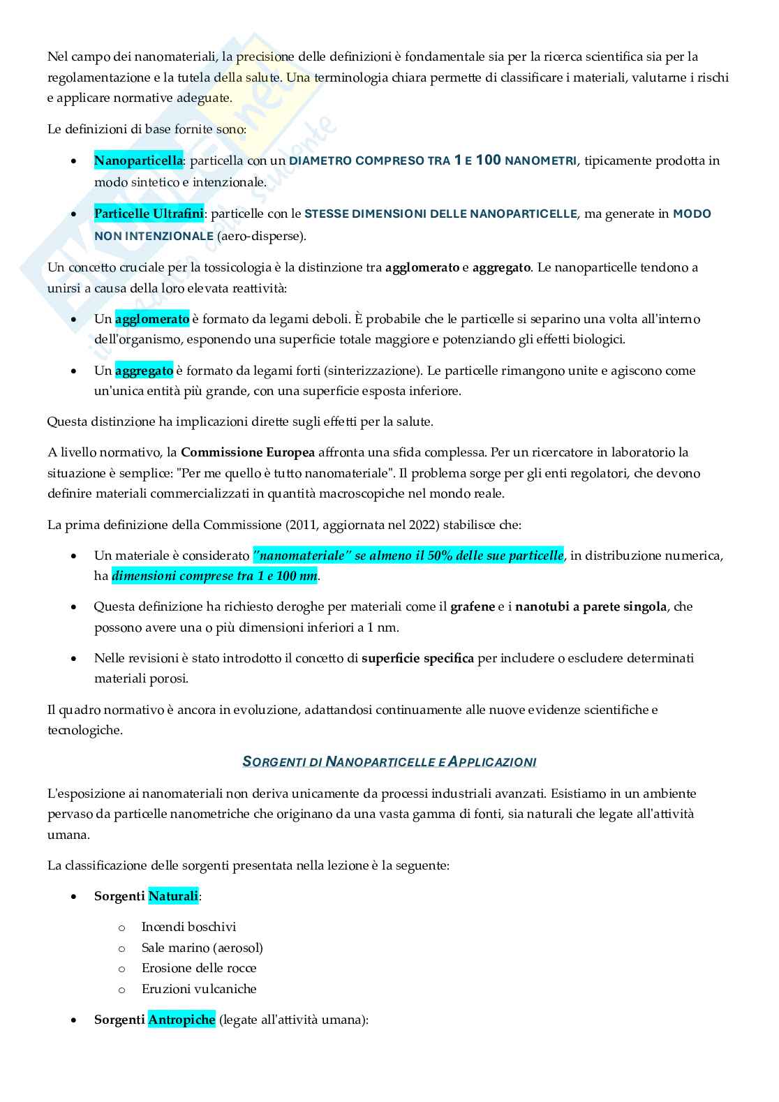 Appunti approfonditi Rischi ambientali e salute Pag. 76