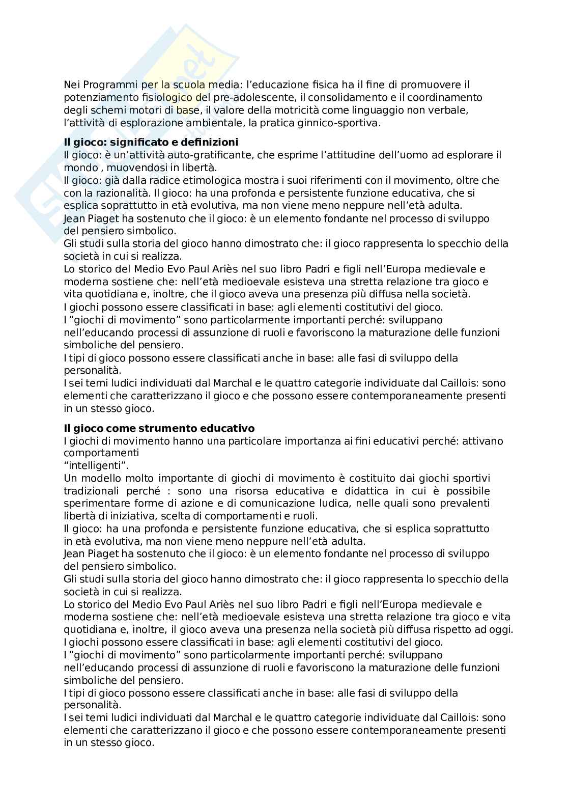 Domande e risposta Educazione motorie e disagio sociale Pag. 46