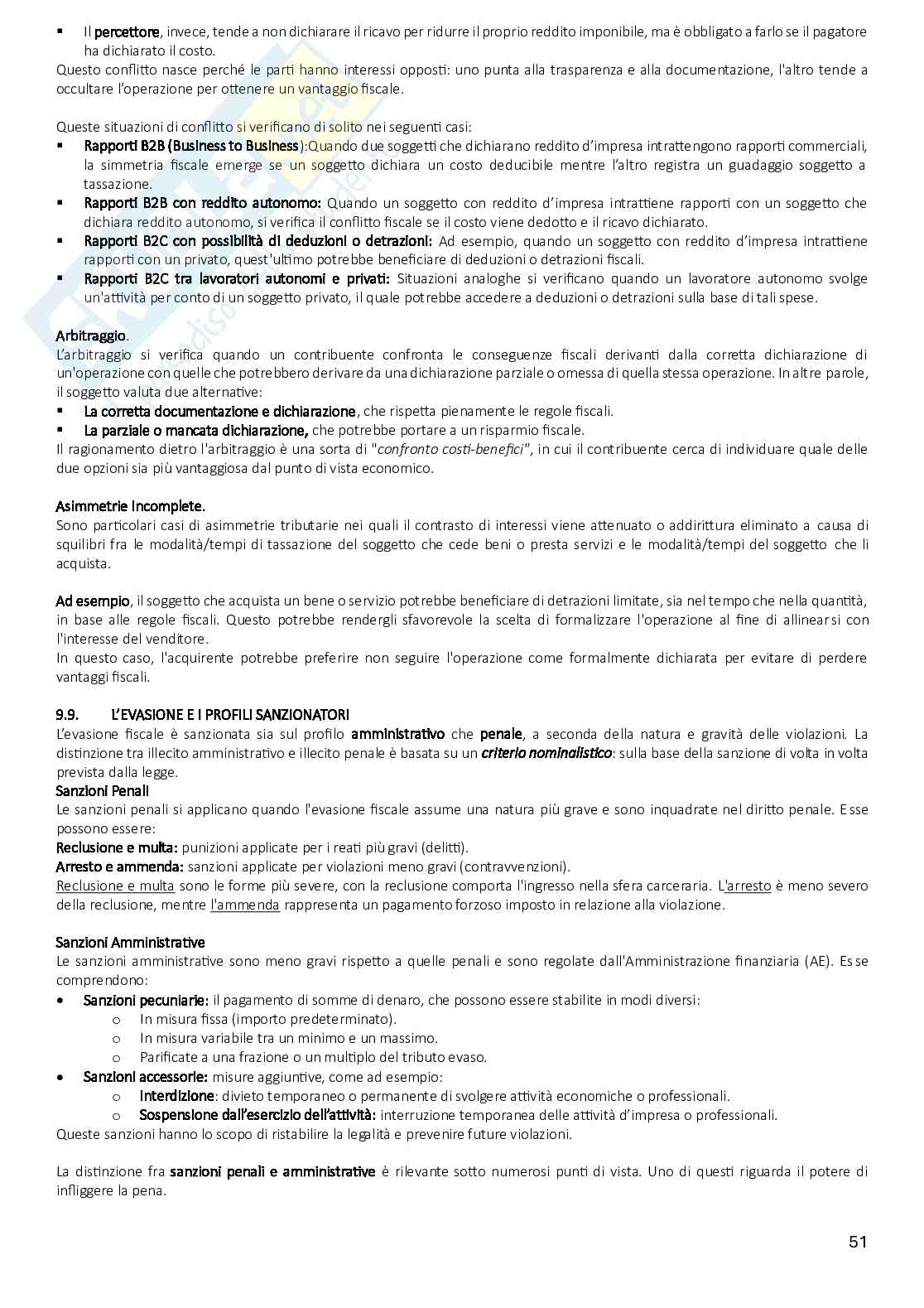Riassunto esame Diritto tributario, Prof. Scandiuzzi Daniela, libro consigliato Diritto tributario. Per l’università e per la preparazione alle professioni economico-giuridiche, Beghin, Mauro Pag. 51