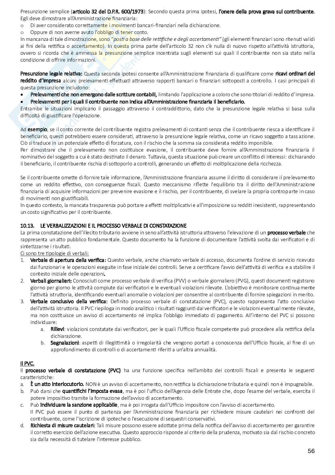 Riassunto esame Diritto tributario, Prof. Scandiuzzi Daniela, libro consigliato Diritto tributario. Per l’università e per la preparazione alle professioni economico-giuridiche, Beghin, Mauro Pag. 56