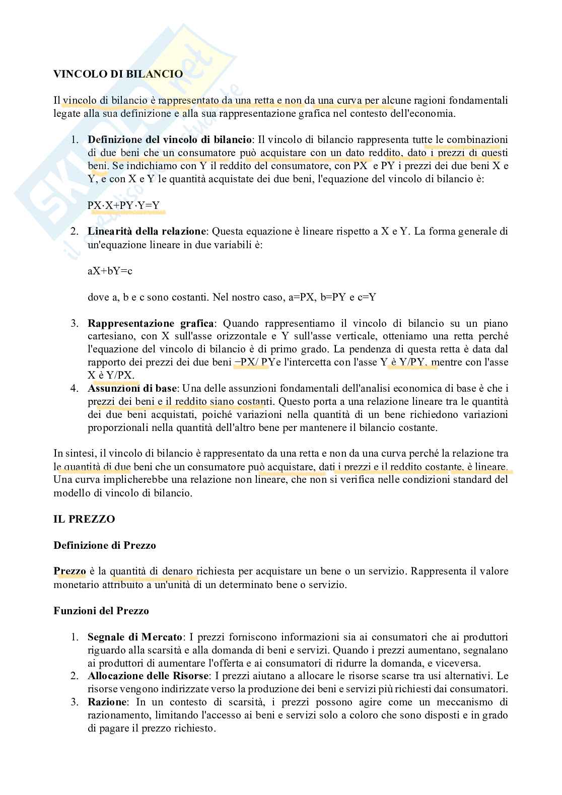Microeconomia Pag. 1