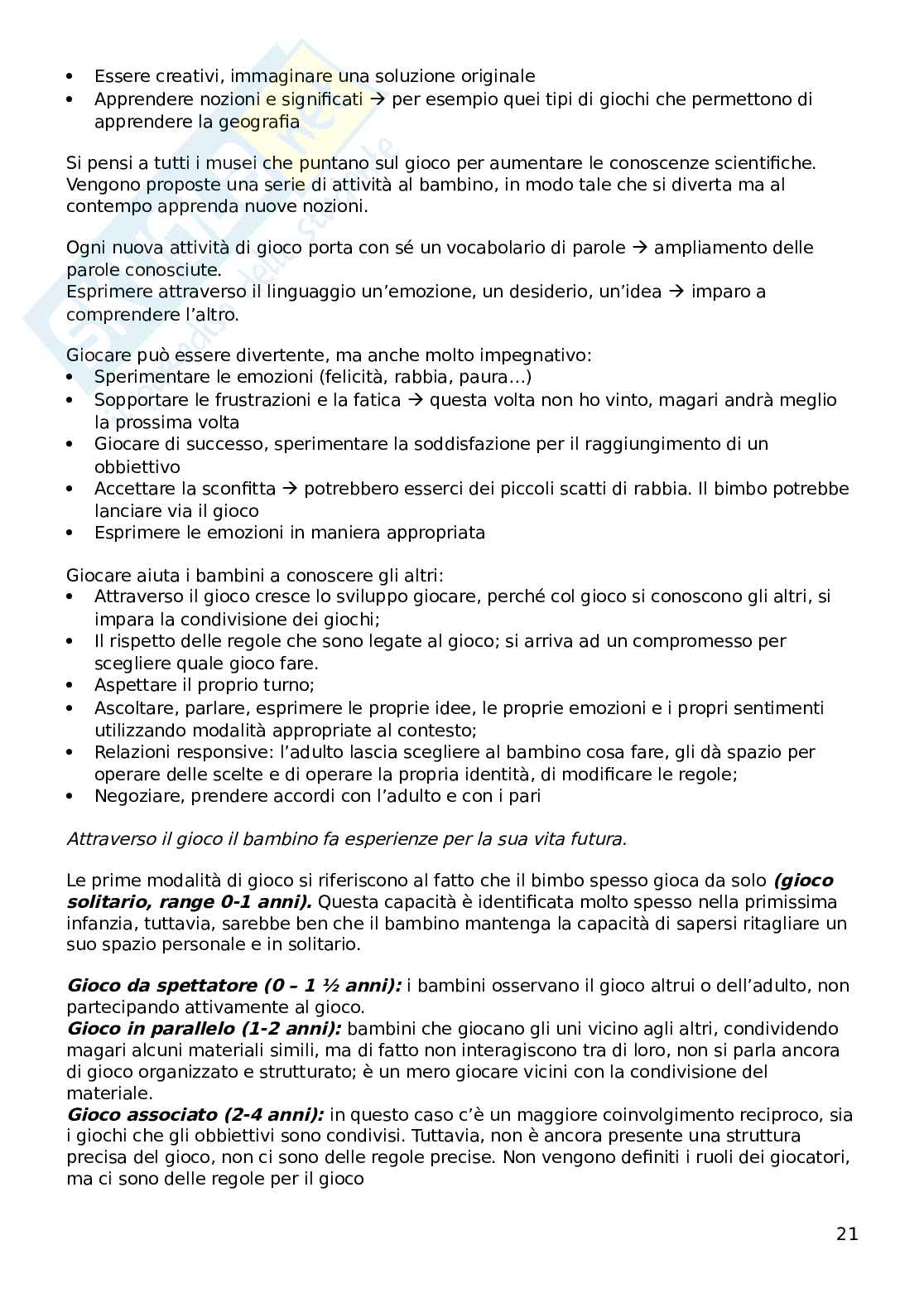 Psicologia dello sviluppo cognitivo Pag. 21