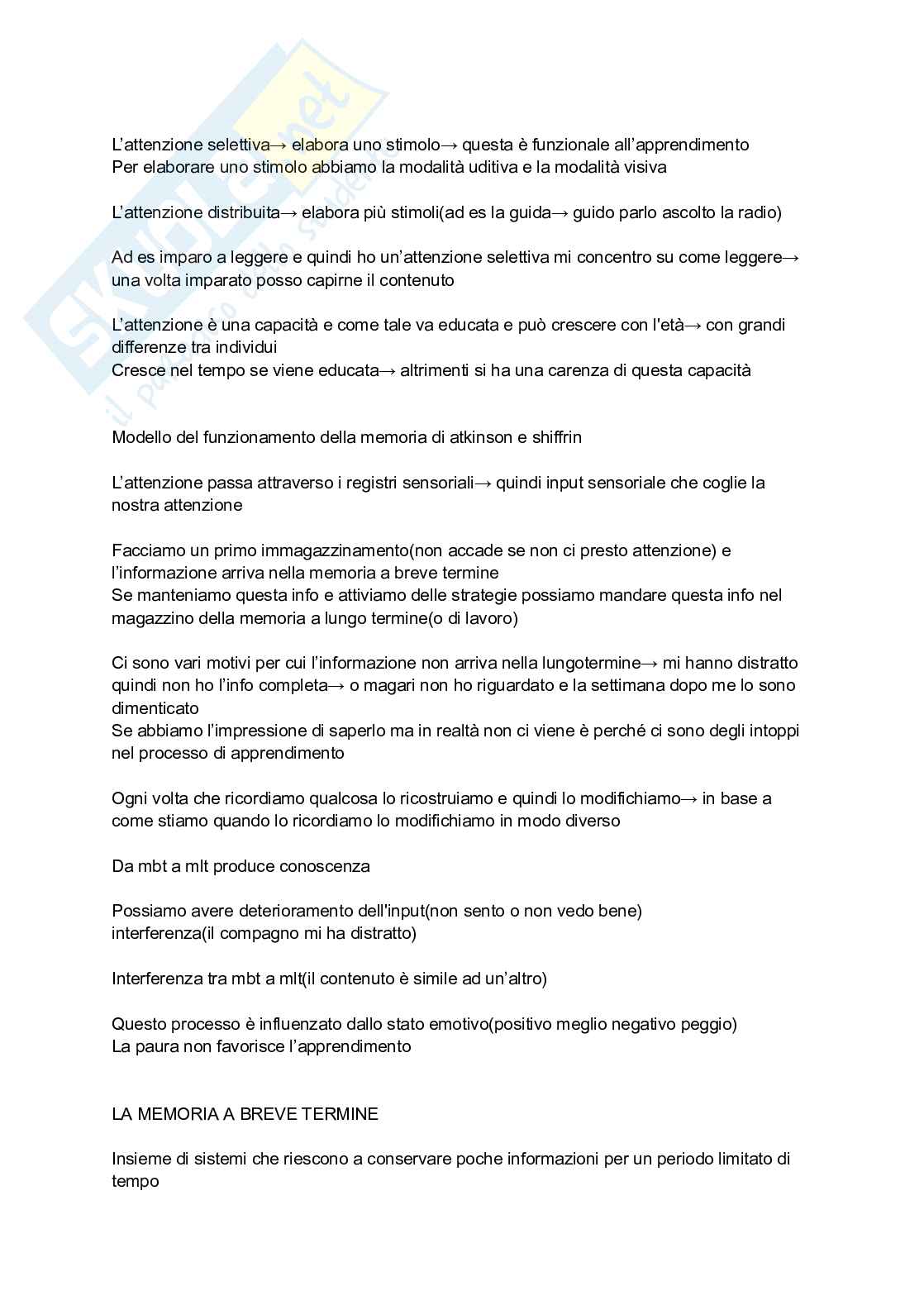 Appunti di Psicologia dello sviluppo Pag. 11