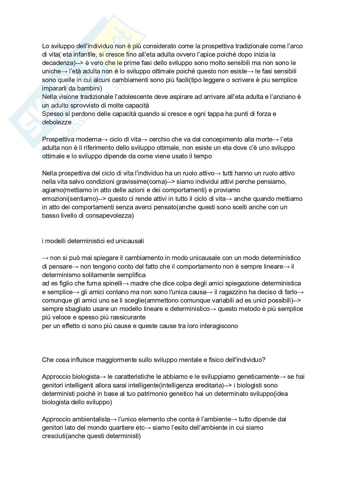 Appunti di Psicologia dello sviluppo Pag. 2