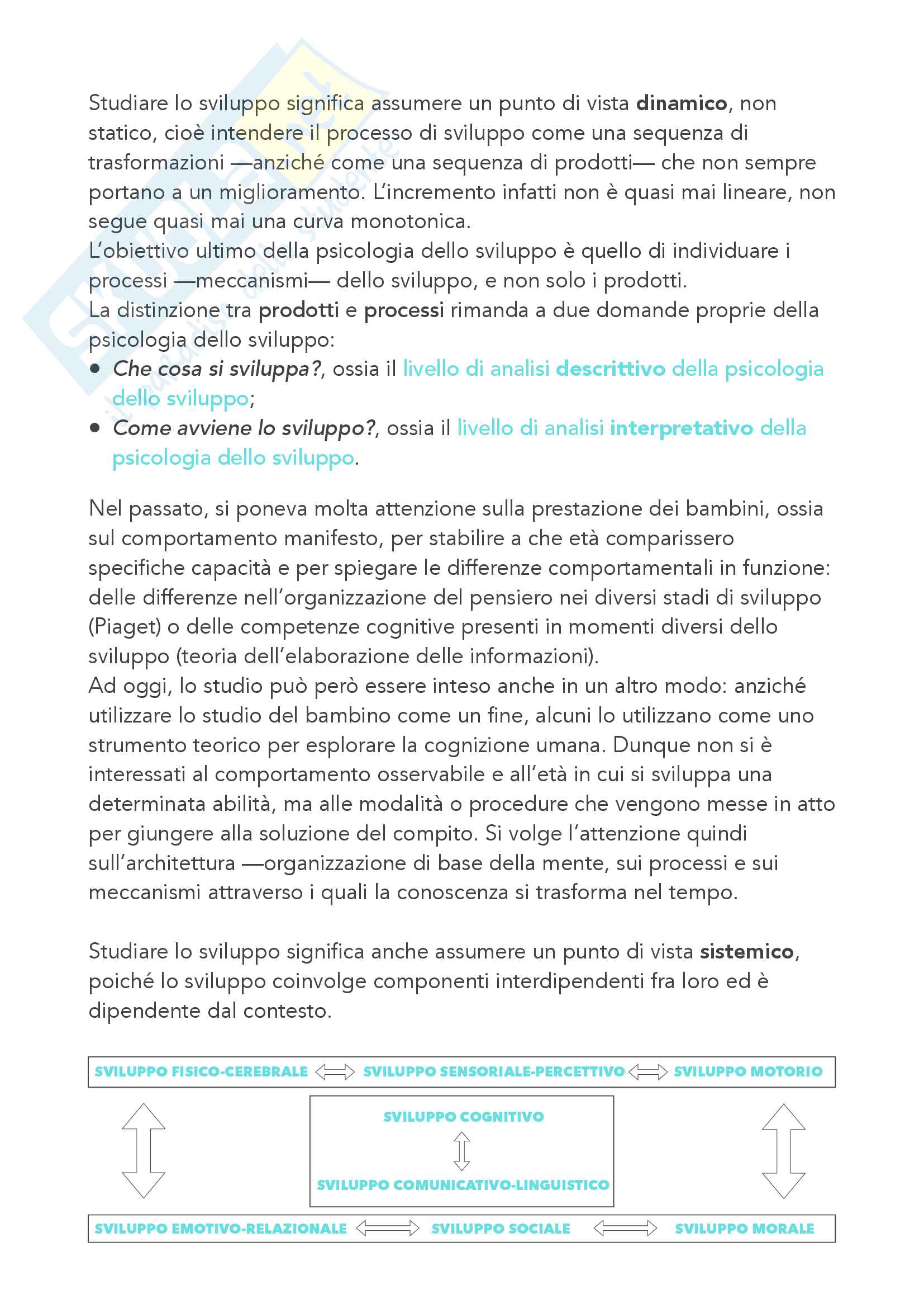Riassunti per primo parziale di Psicologia dello Sviluppo Pag. 2
