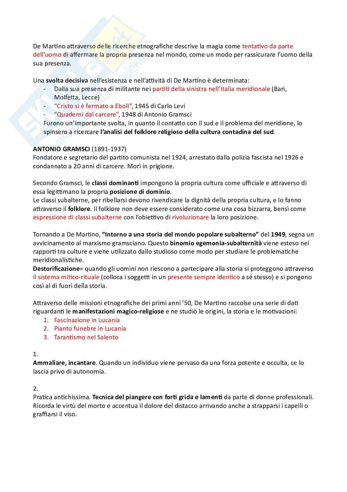 Riassunto esame Antropologia culturale, Prof. Biscaldi Angela, libro consigliato Storia dell'antropologia , Fabietti Pag. 26