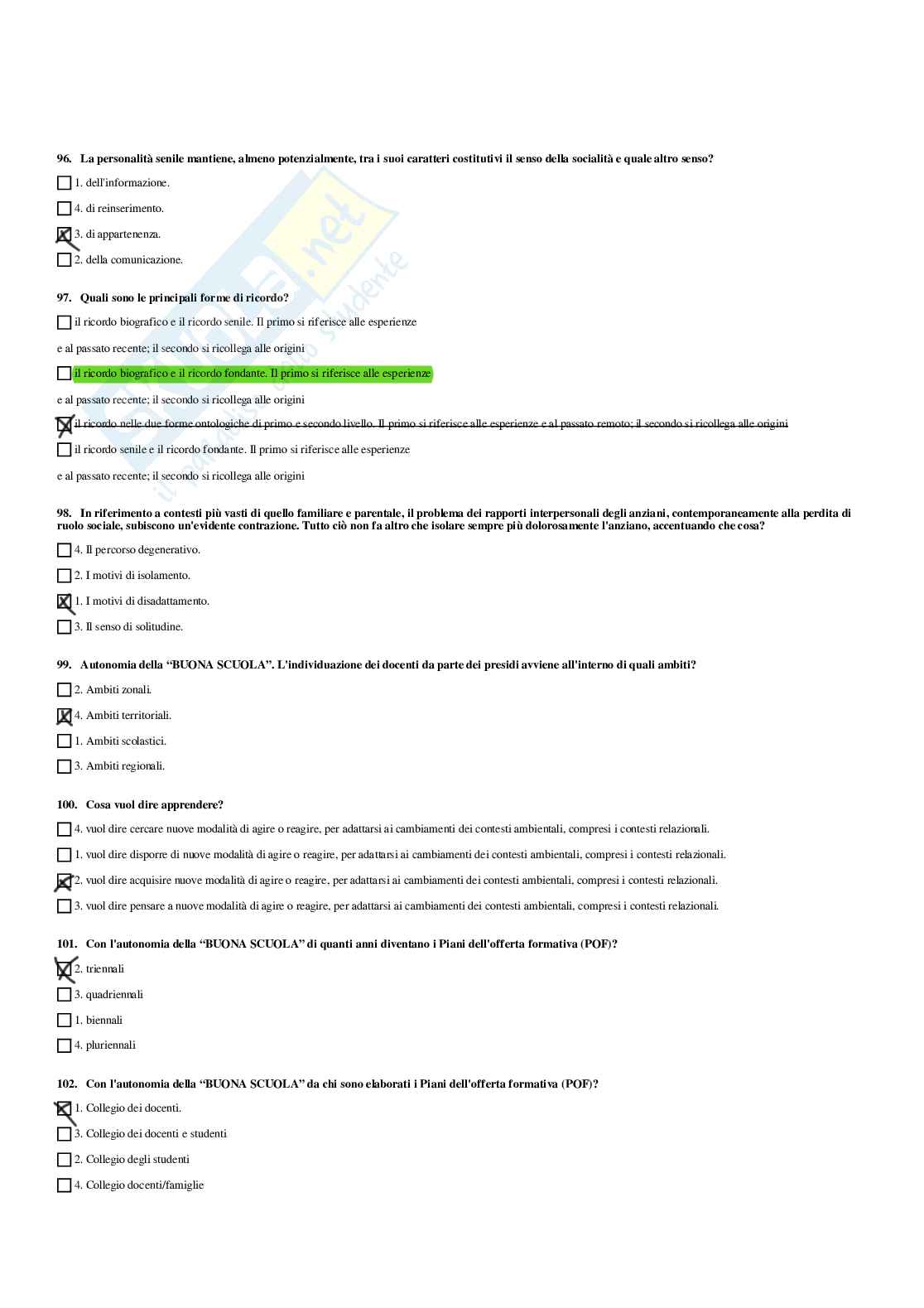 Chiuse multiple Educazione permanente degli adulti Pag. 16