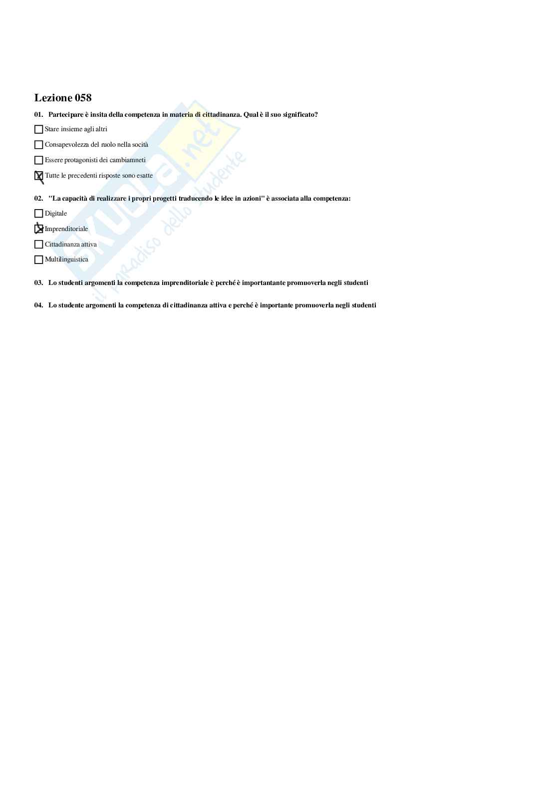 Chiuse multiple Educazione permanente degli adulti Pag. 81
