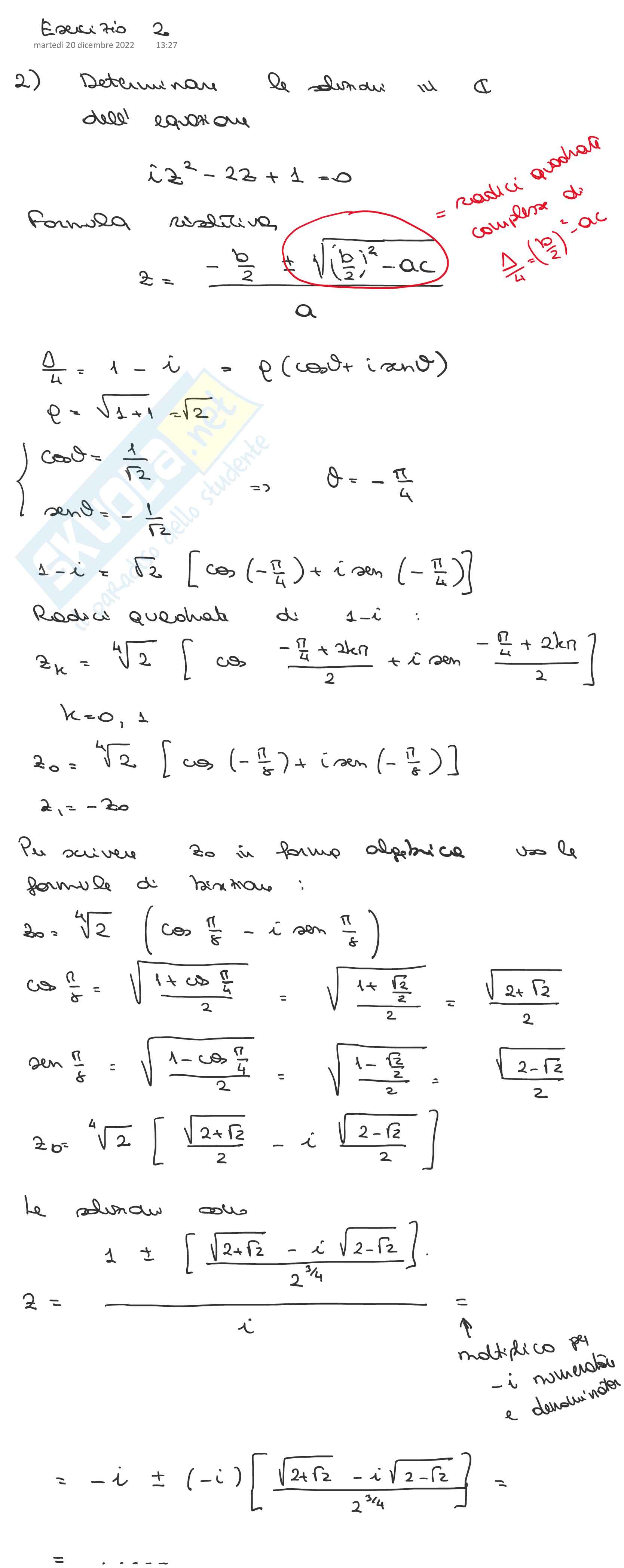 Prove d'esame svolte di Analisi matematica 1 - parte 1 Pag. 2