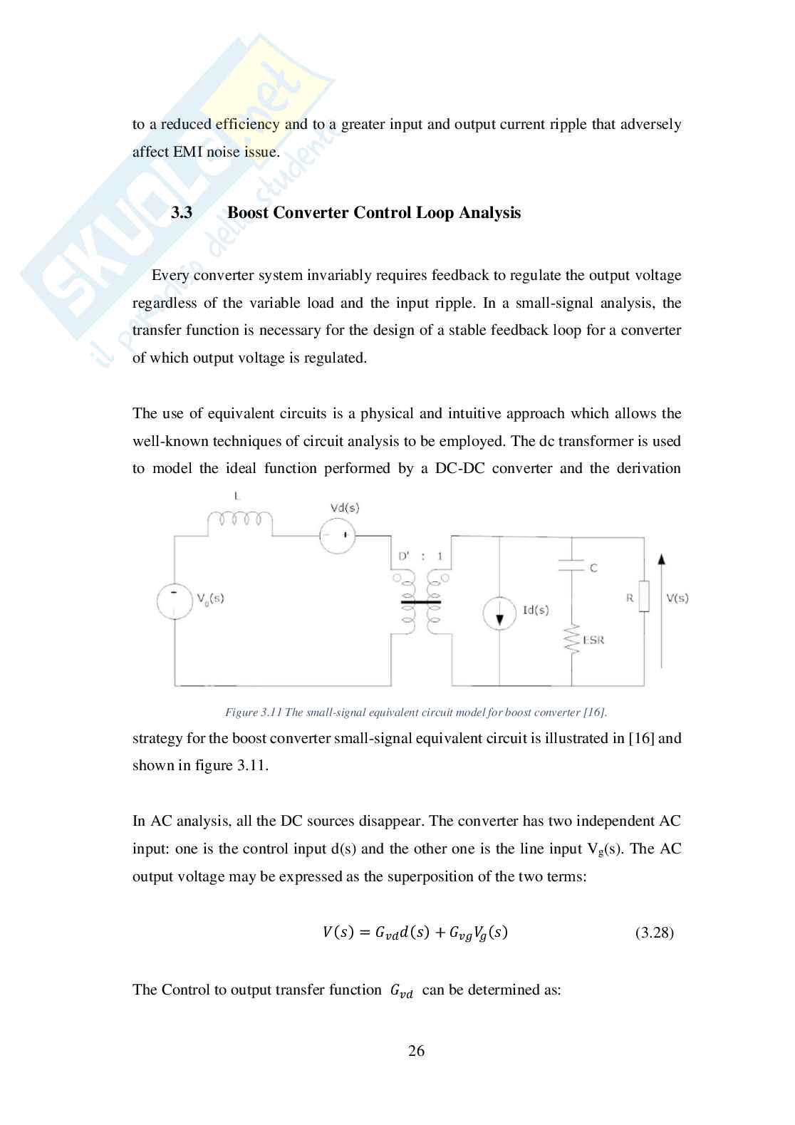 Progettazione e analisi di un convertitore Boost DC/DC per sistemi di veicoli elettrici Pag. 36