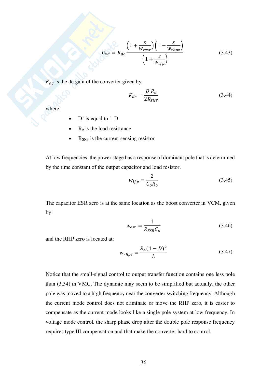 Progettazione e analisi di un convertitore Boost DC/DC per sistemi di veicoli elettrici Pag. 46