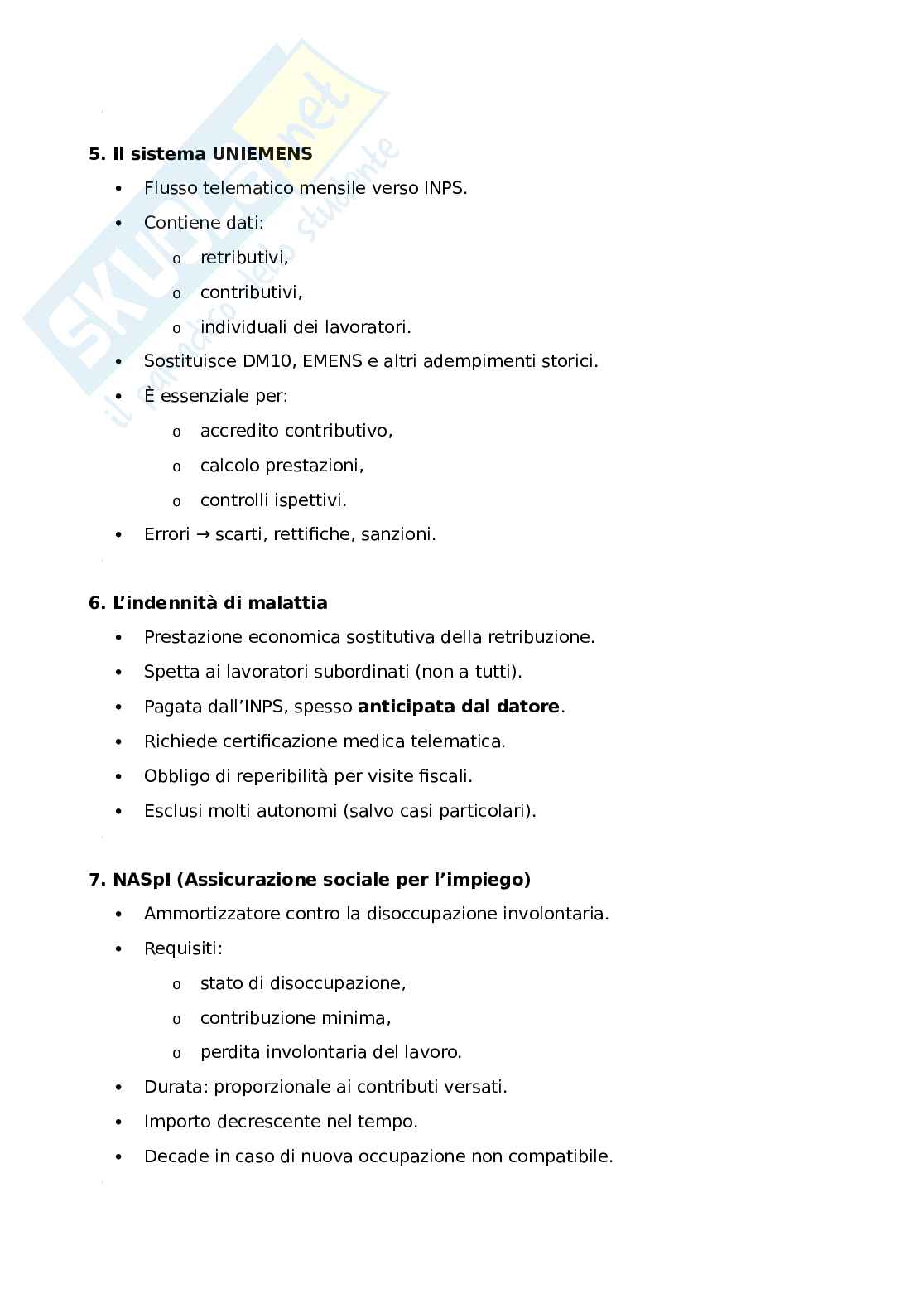 Legislazione sociale Pag. 6
