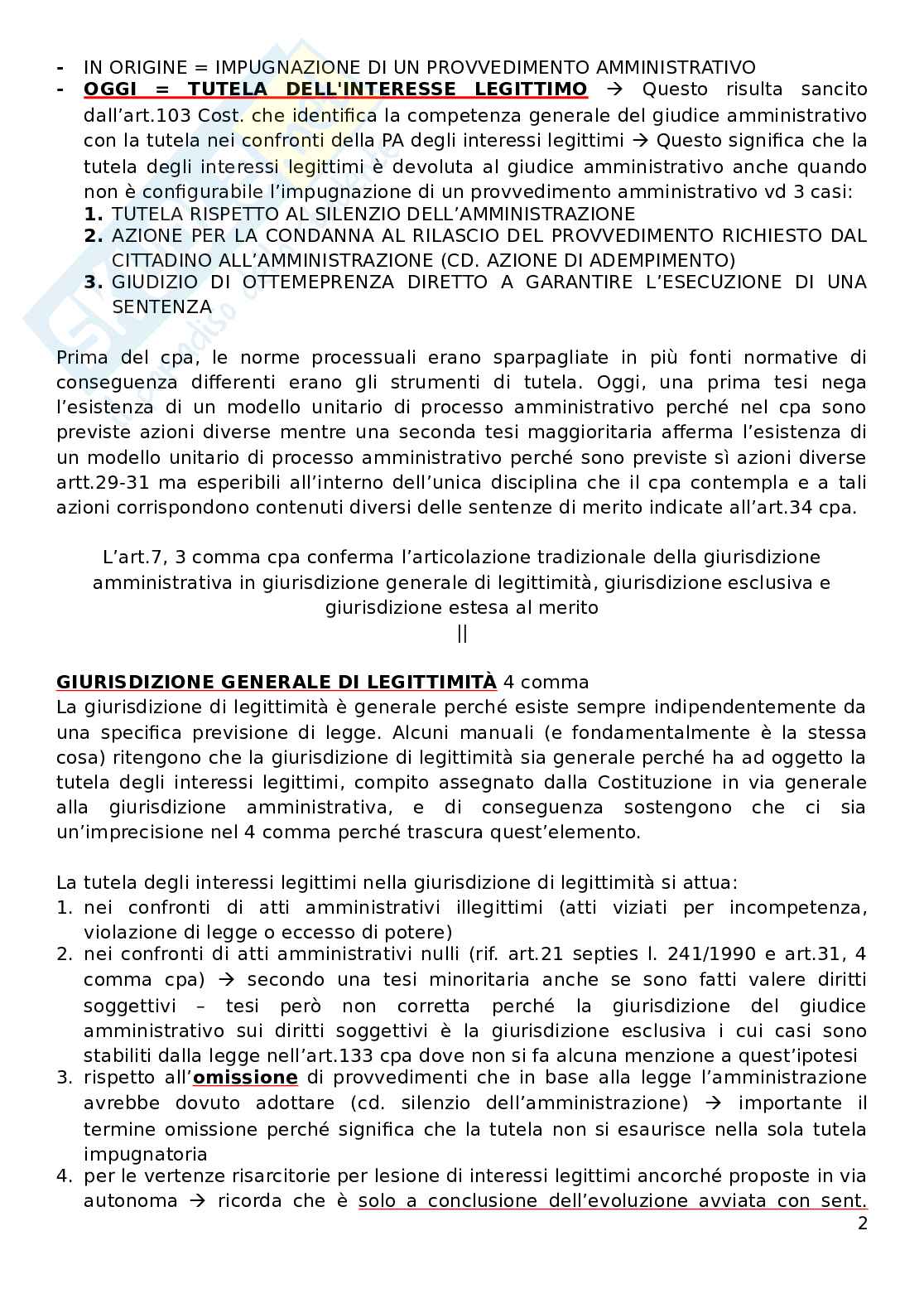 Appunti di Giustizia amministrativa Pag. 2
