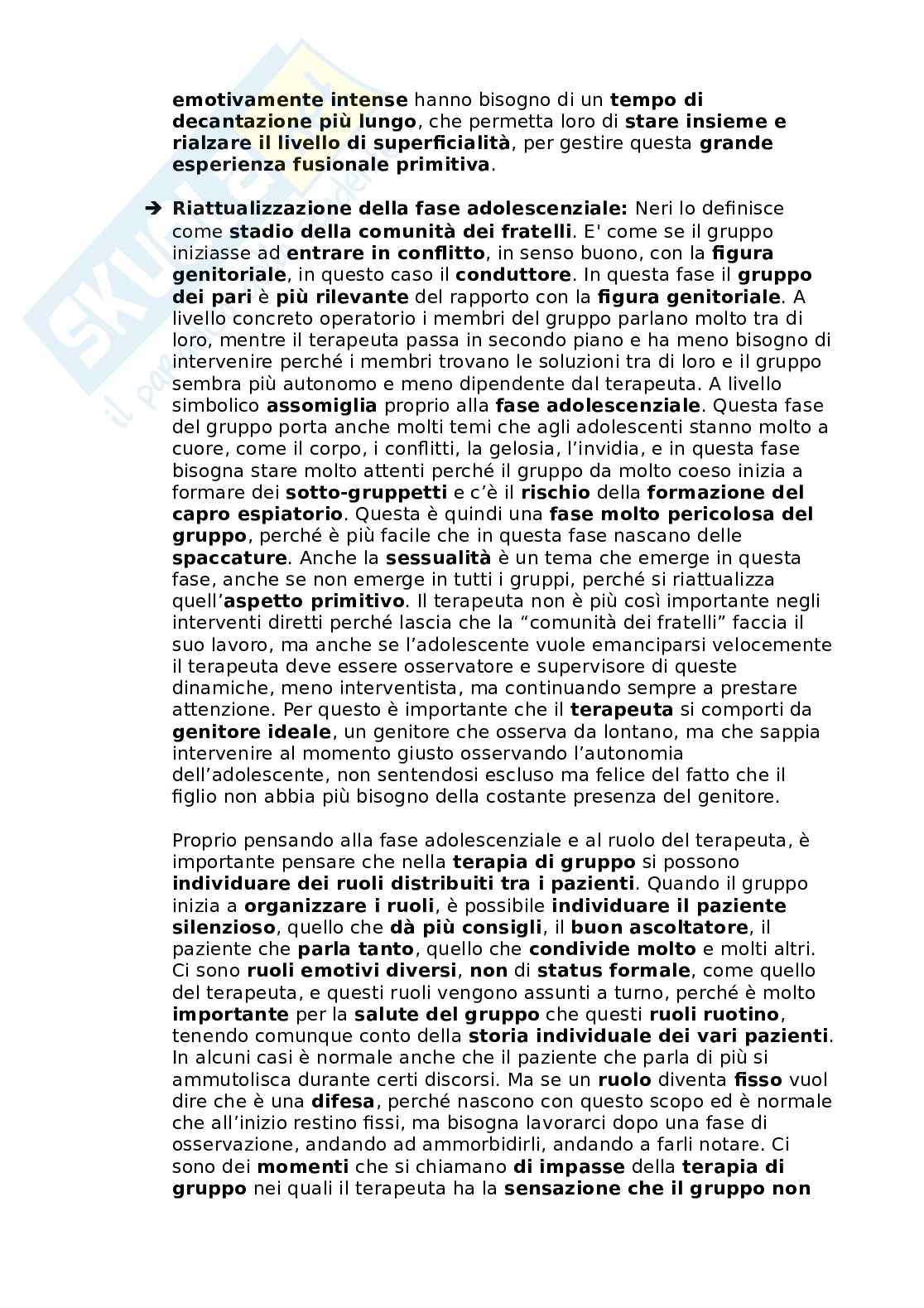 Appunti di Psicodinamica dei gruppi Pag. 26