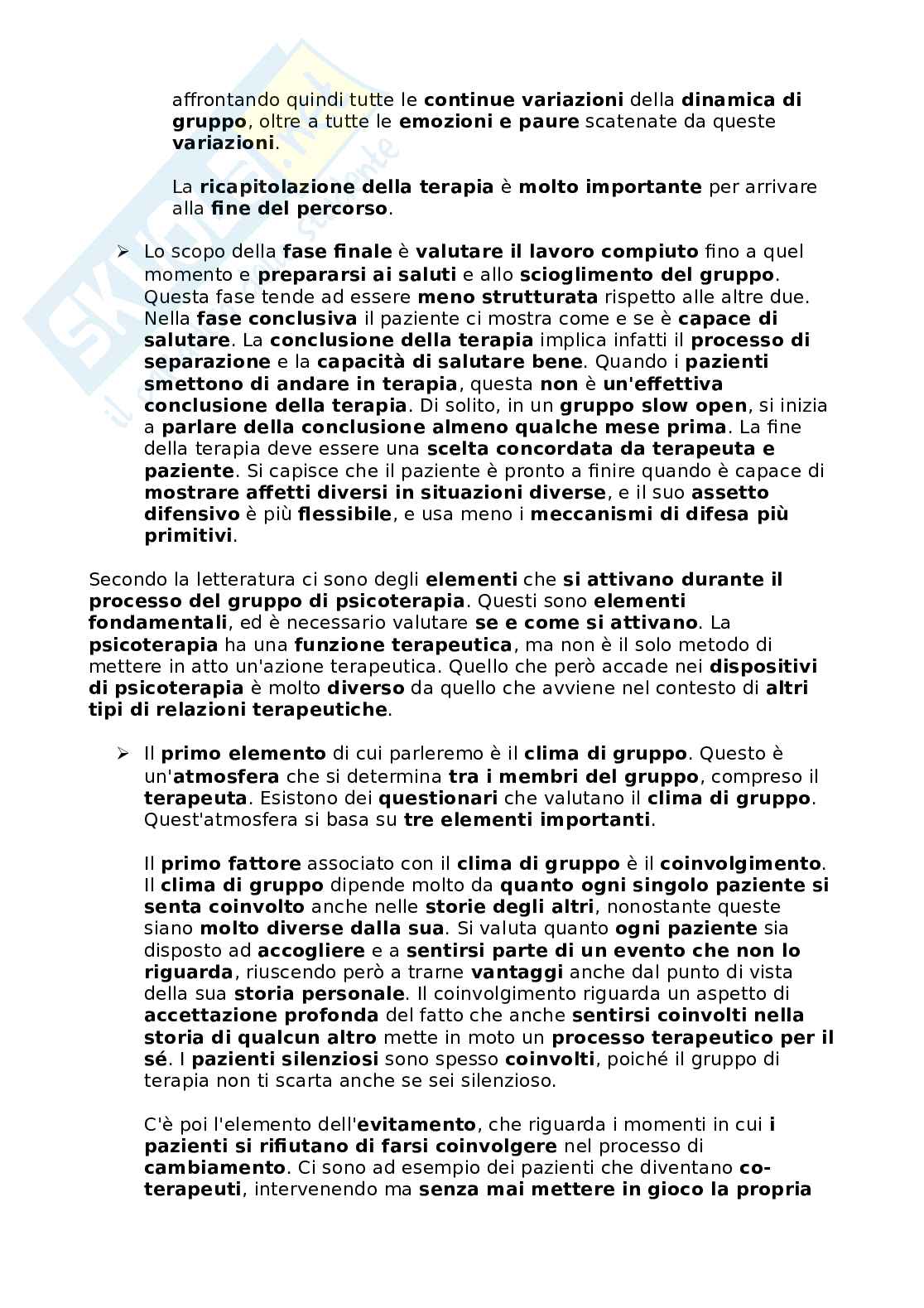 Appunti di Psicodinamica dei gruppi Pag. 31