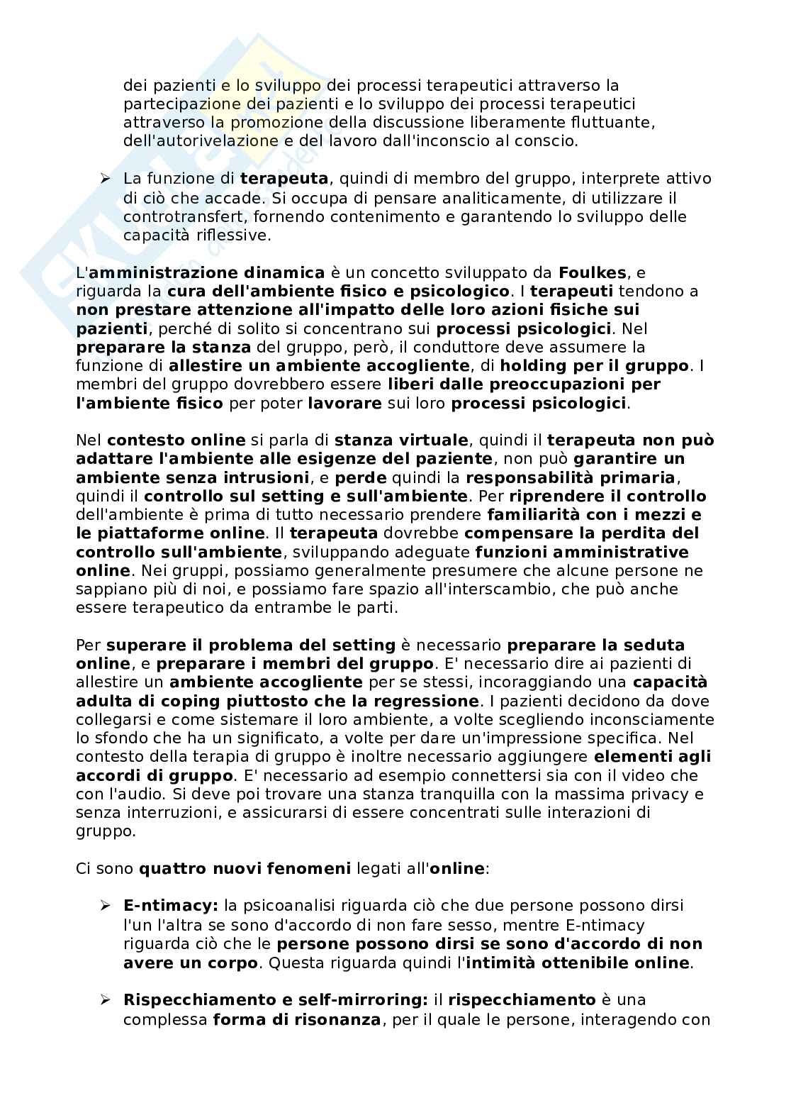 Appunti di Psicodinamica dei gruppi Pag. 41