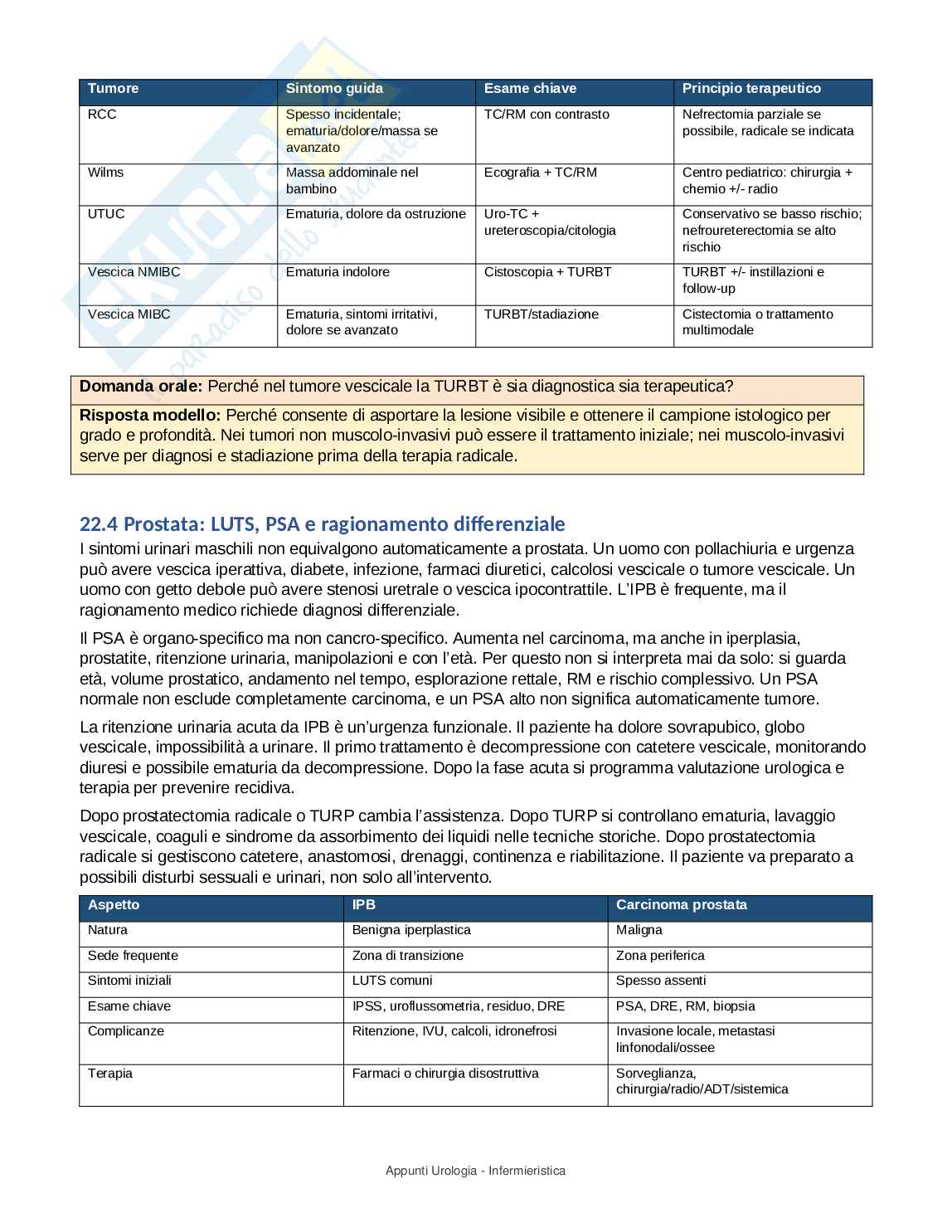 Urologia - Appunti completi per Infermieristica con domande d’esame Pag. 31