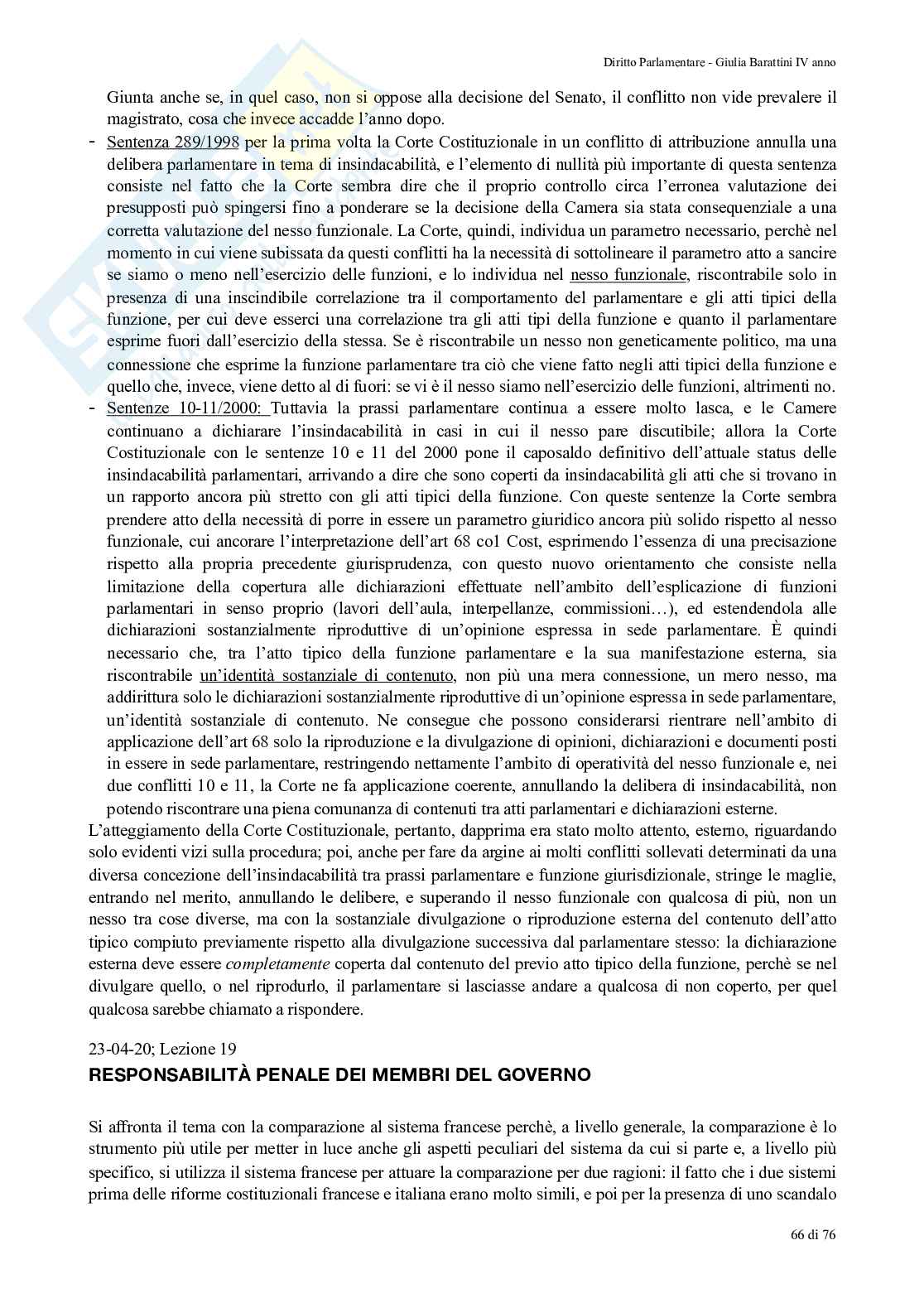 Diritto parlamentare Pag. 66