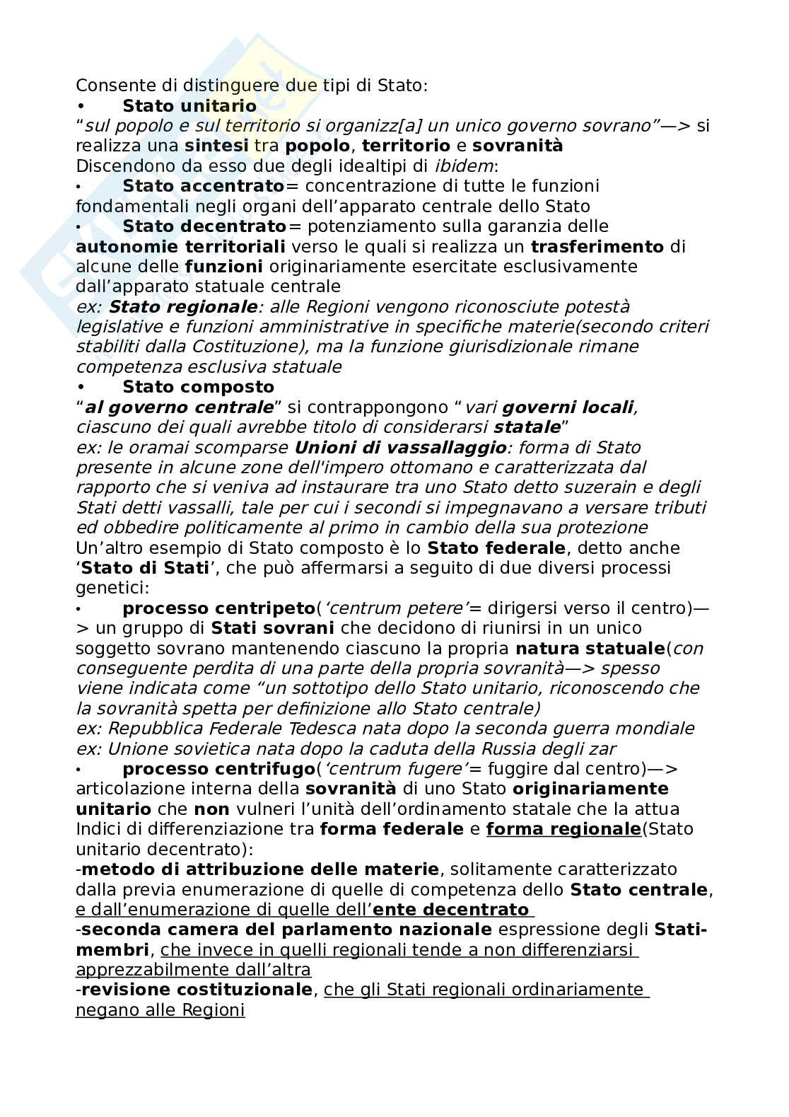 Riassunto esame Istituzioni di Diritto Pubblico, Prof. Fontana Giampaolo, libro consigliato Diritto pubblico - VI edizione, Modugno, Cicconetti Pag. 21
