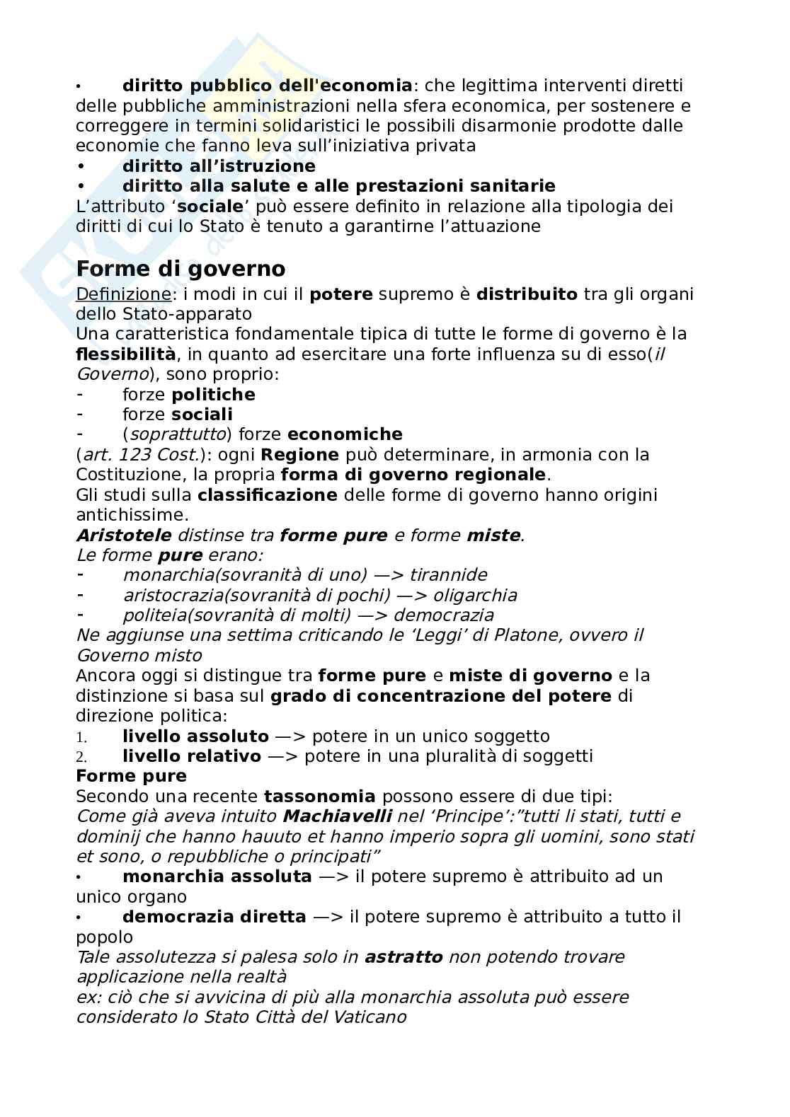 Riassunto esame Istituzioni di Diritto Pubblico, Prof. Fontana Giampaolo, libro consigliato Diritto pubblico - VI edizione, Modugno, Cicconetti Pag. 26