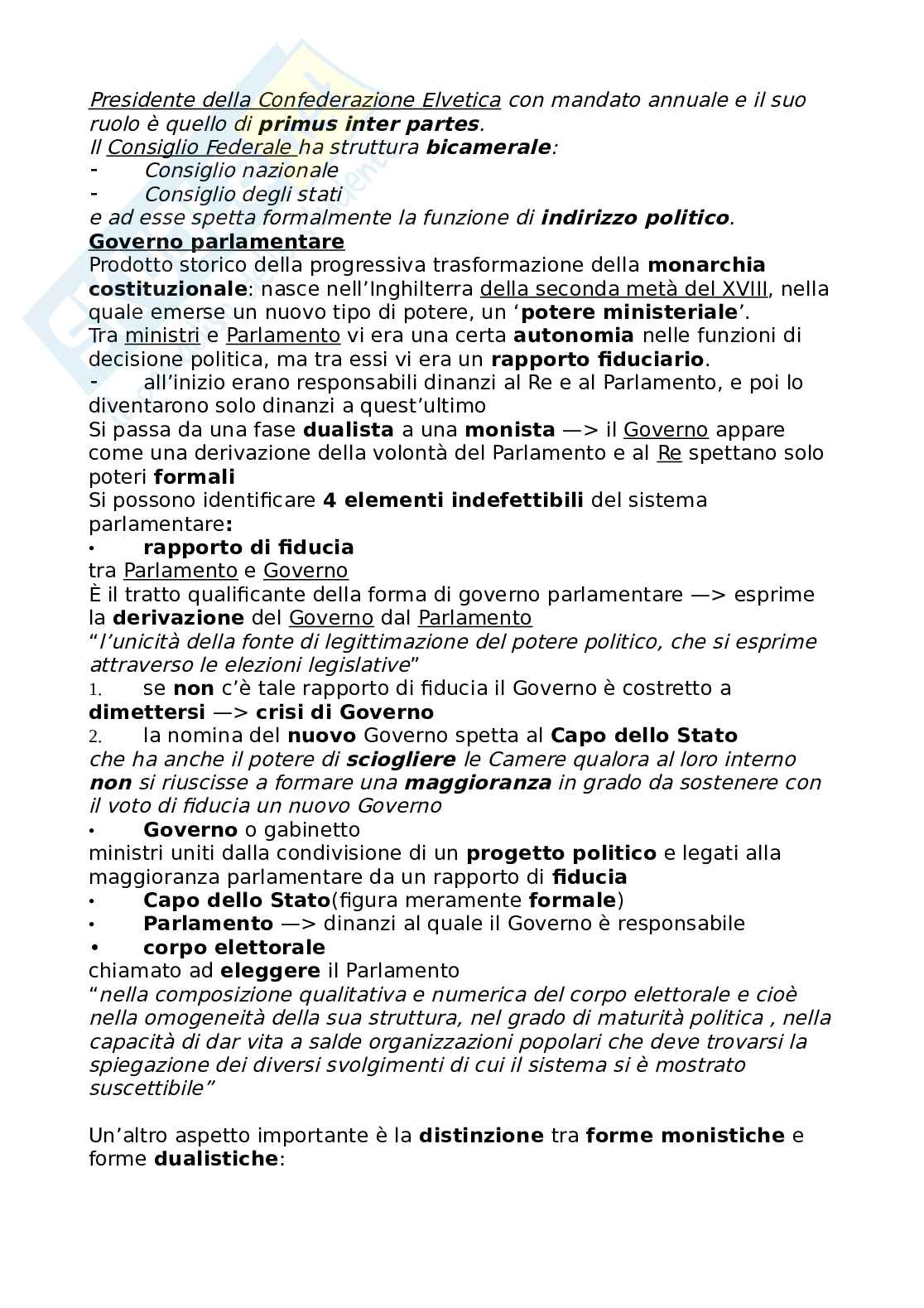Riassunto esame Istituzioni di Diritto Pubblico, Prof. Fontana Giampaolo, libro consigliato Diritto pubblico - VI edizione, Modugno, Cicconetti Pag. 31