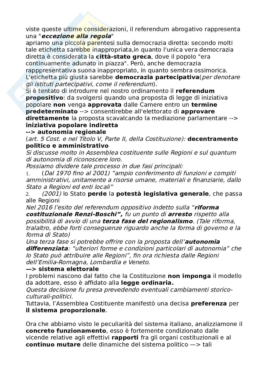 Riassunto esame Istituzioni di Diritto Pubblico, Prof. Fontana Giampaolo, libro consigliato Diritto pubblico - VI edizione, Modugno, Cicconetti Pag. 36