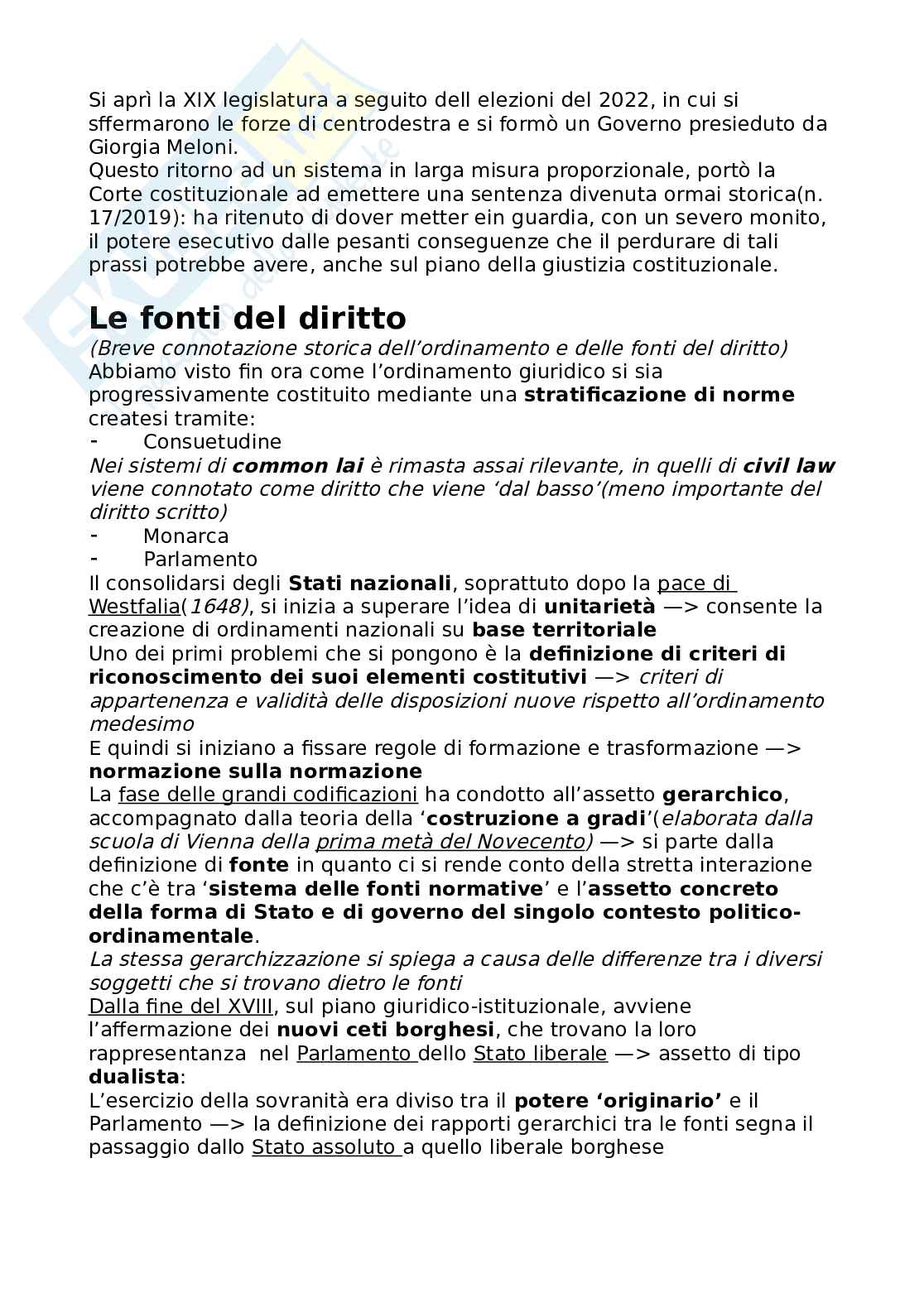 Riassunto esame Istituzioni di Diritto Pubblico, Prof. Fontana Giampaolo, libro consigliato Diritto pubblico - VI edizione, Modugno, Cicconetti Pag. 41