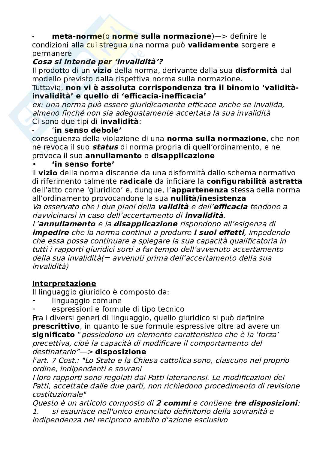Riassunto esame Istituzioni di Diritto Pubblico, Prof. Fontana Giampaolo, libro consigliato Diritto pubblico - VI edizione, Modugno, Cicconetti Pag. 6