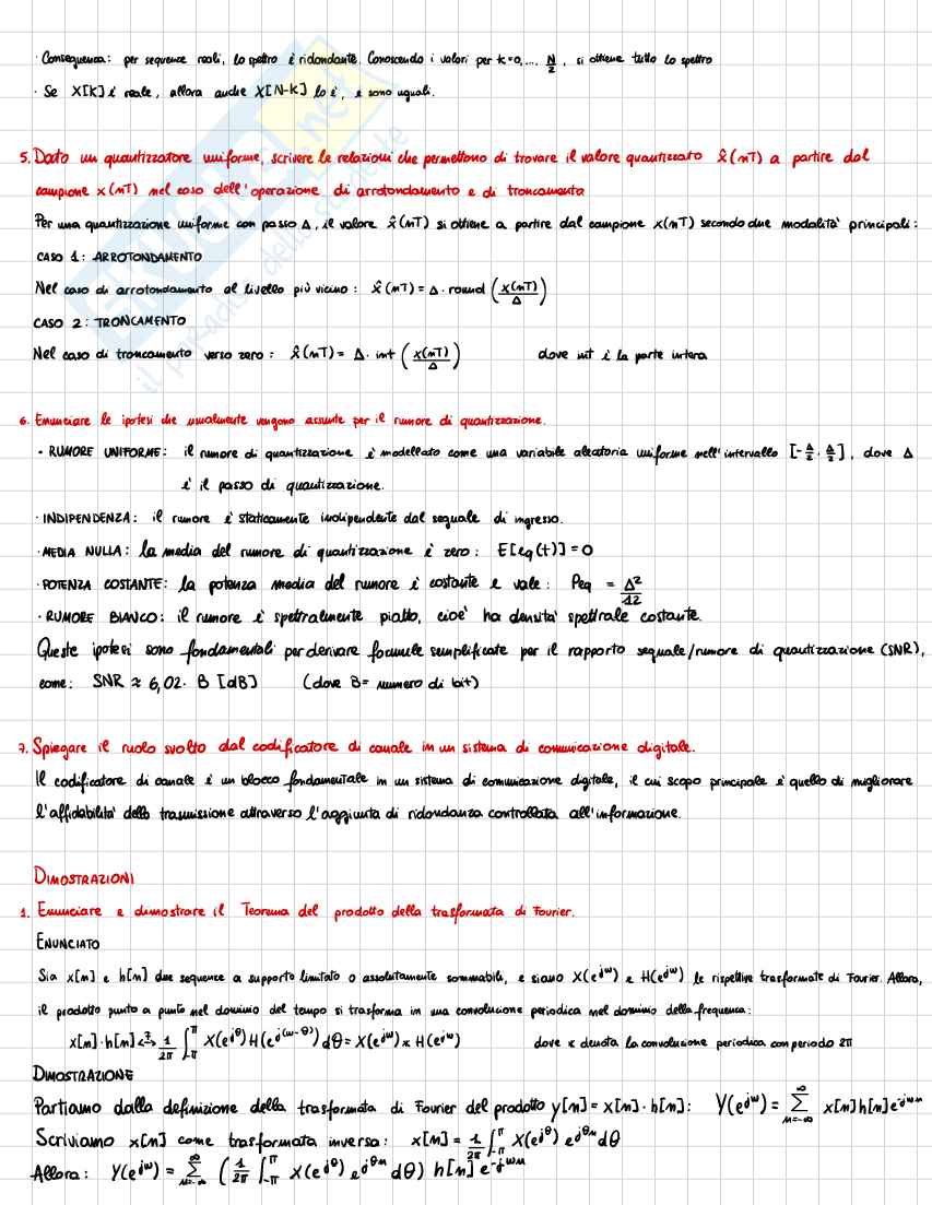 Soluzione d’esame – Fondamenti di segnali e trasmissione (11/12/2020) Pag. 6