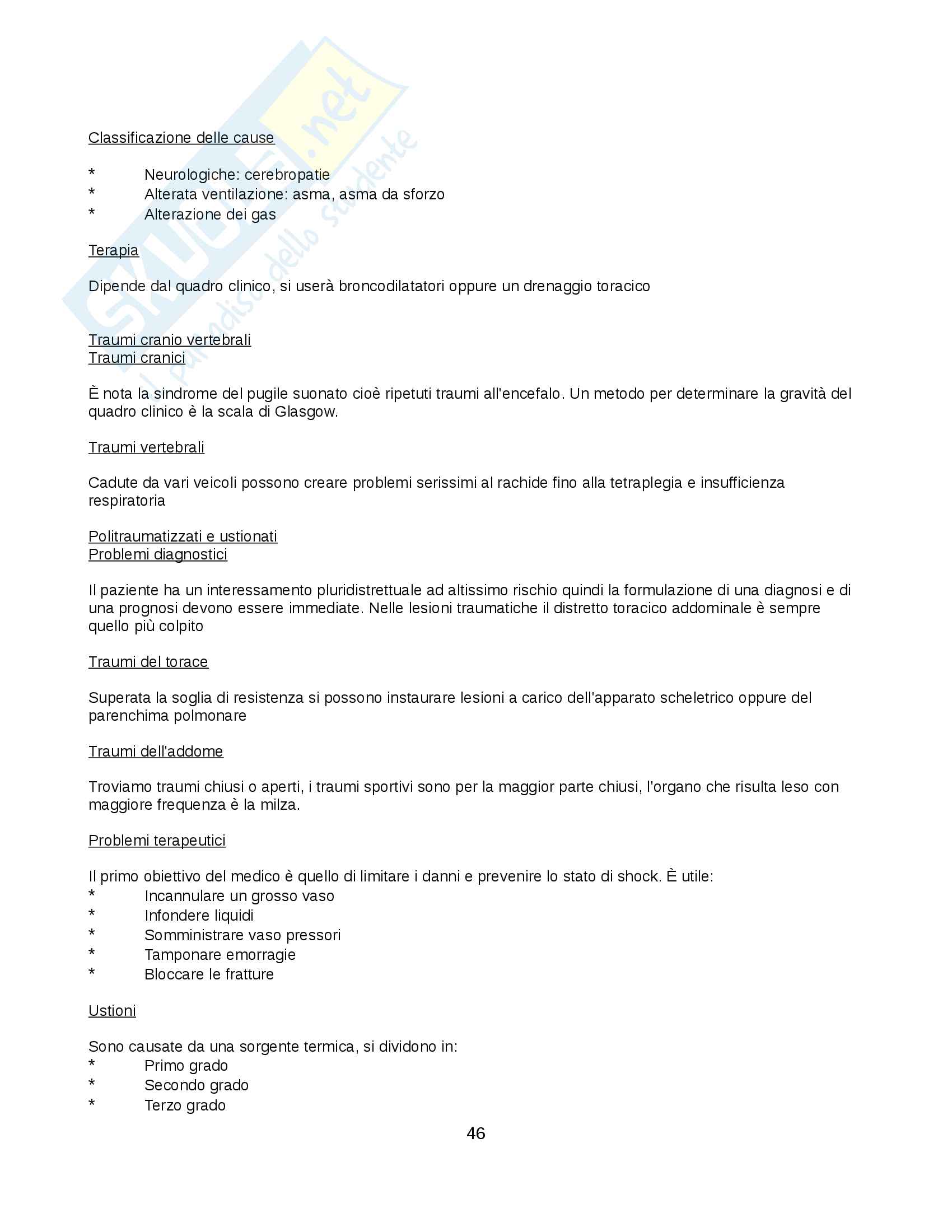 Riassunto esame di medicina dello sport Pag. 46